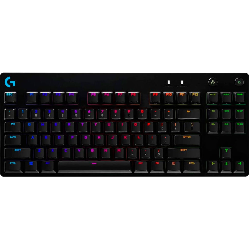 Logitech G Gaming-Tastatur »G PRO Mechanical Gaming Keyboard Clicky«, (Ziffernblock)