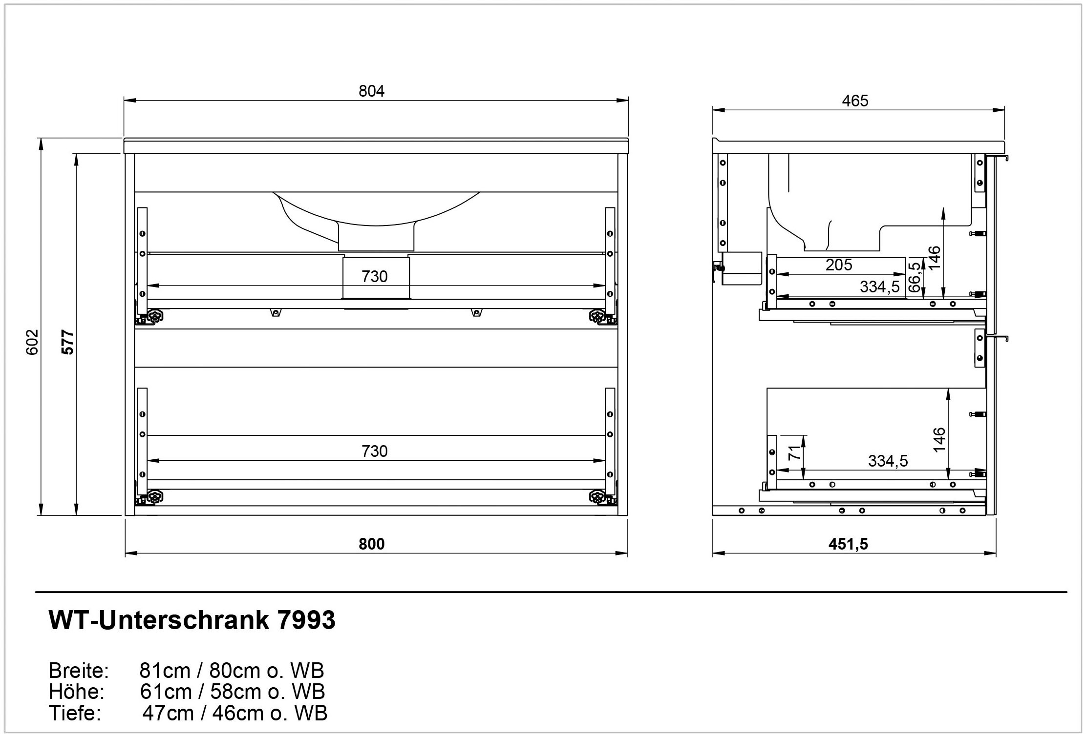 GERMANIA Badmöbel-Set »Oakland«, (5 St.), inkl. WT-Unterschrank, Spiegelschrank, Schrank, Mediumschrank, Kommode