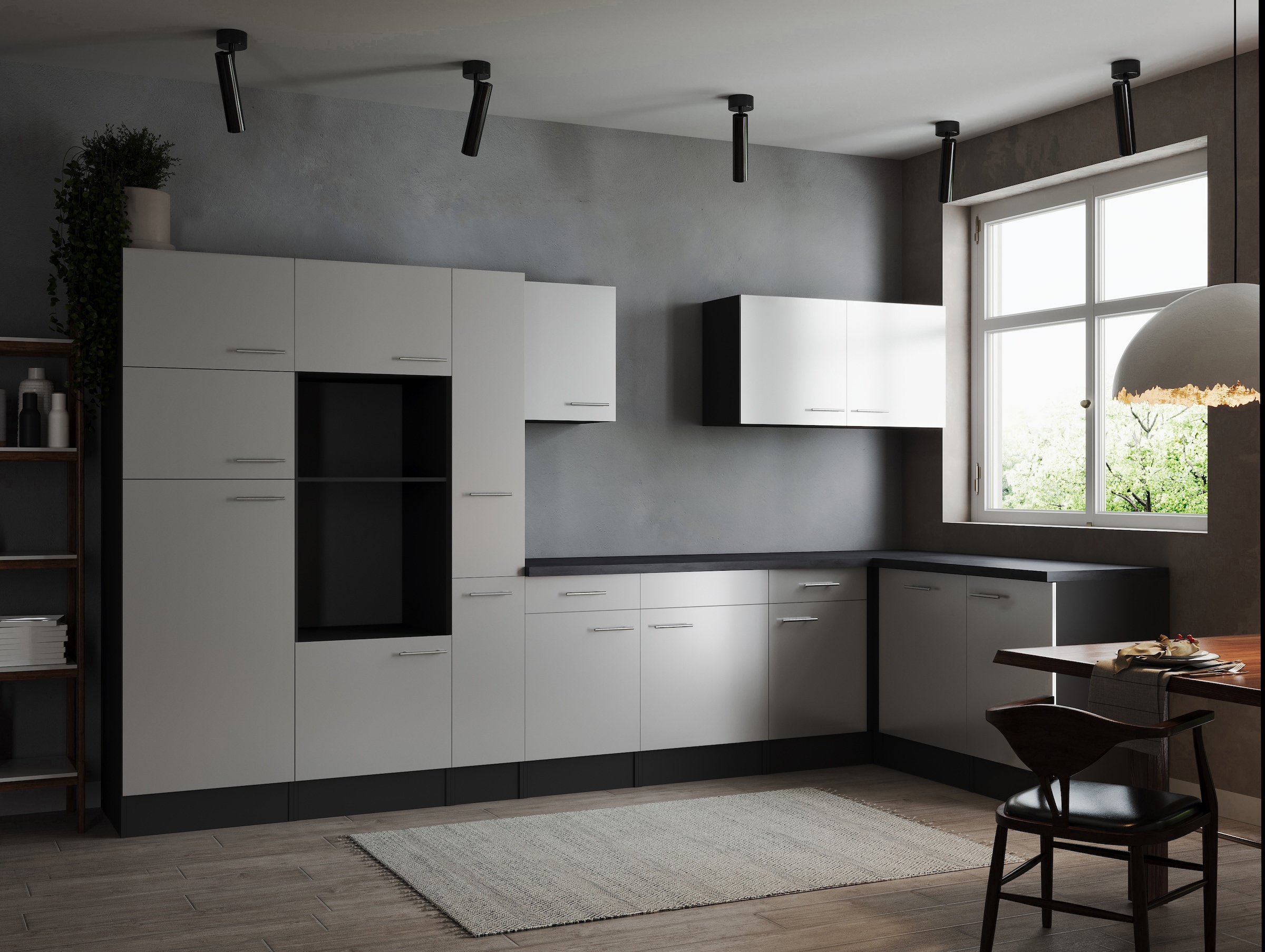 RESPEKTA Winkelküche »Oliver« Breite 370 cm, 90 cm Arbeitshöhe, in exklusiver Konfiguration für OTTO