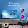 Hisense QLED-Fernseher »65E77HQ«, 164 cm/65 Zoll, 4K Ultra HD, Smart-TV, HDR10, HDR10+ decoding, HLG, Dolby Vision, DTS Virtual, 60Hz Panel, Bluetooth, Alexa Built-in, VIDAA Voice