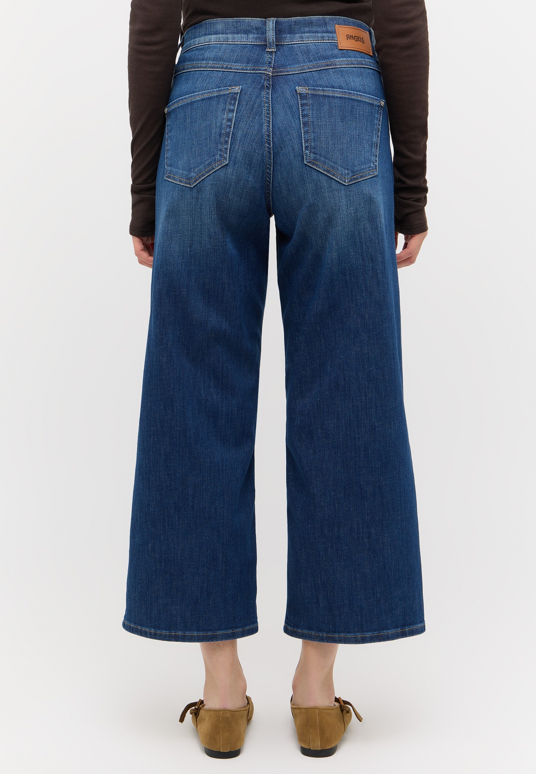 ANGELS 7/8-Jeans »LINN SMART« Culotte-Design, Relaxed Fit, aus weicher Baumwollmischung