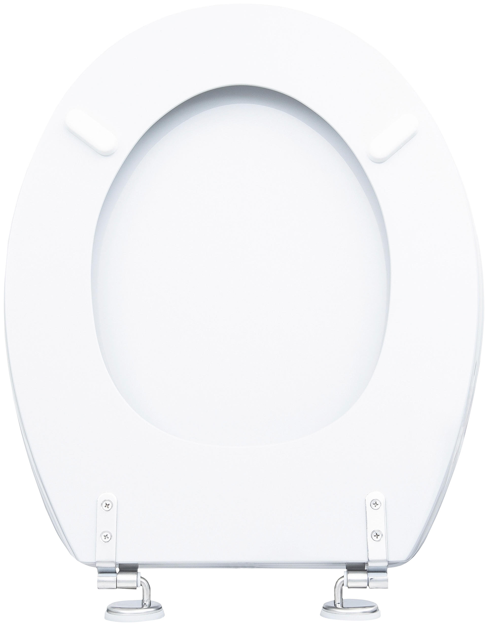 CORNAT WC-Sitz »Klassisch weißer Look - Hochwertig Holzkern - Komfortables Sitzgefühl« Schlichtes Design passt in jedes Badezimmer / Toilettensitz