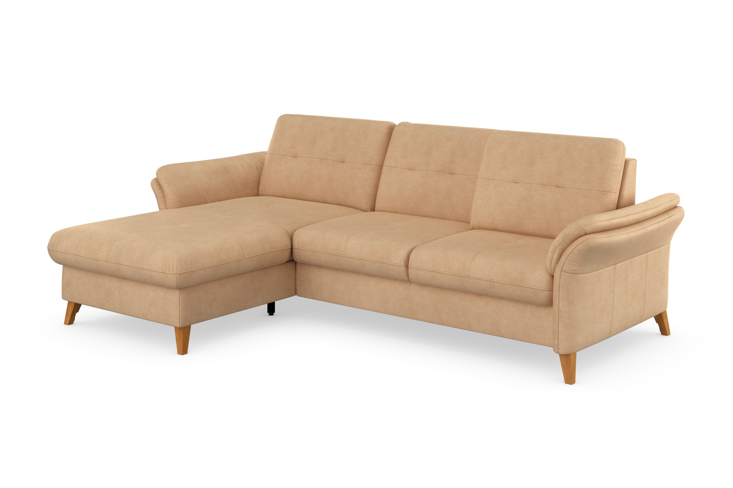 sit&more Ecksofa »Göteborg«, Sitztiefenverstellung und Federkern, wahlweise mit Bettfunktion