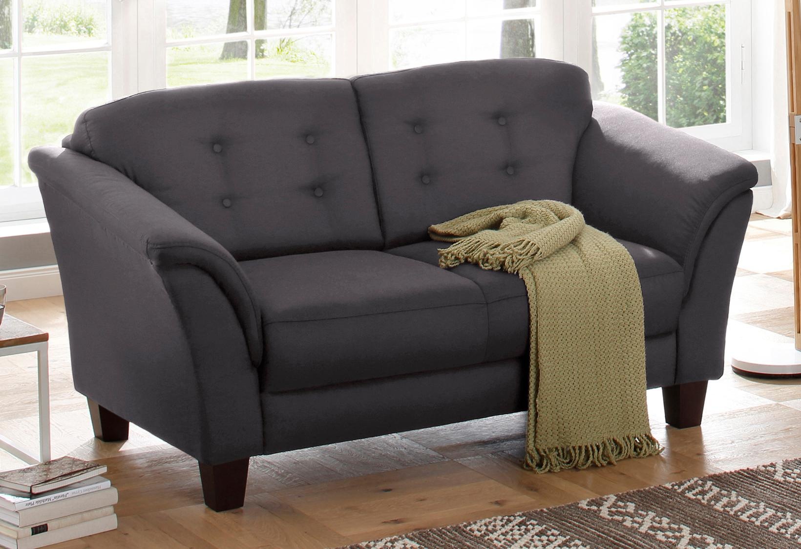 Home affaire 2-Sitzer »Trondheim« mit Federkern, Knopfheftung im Rücken, Fü günstig online kaufen