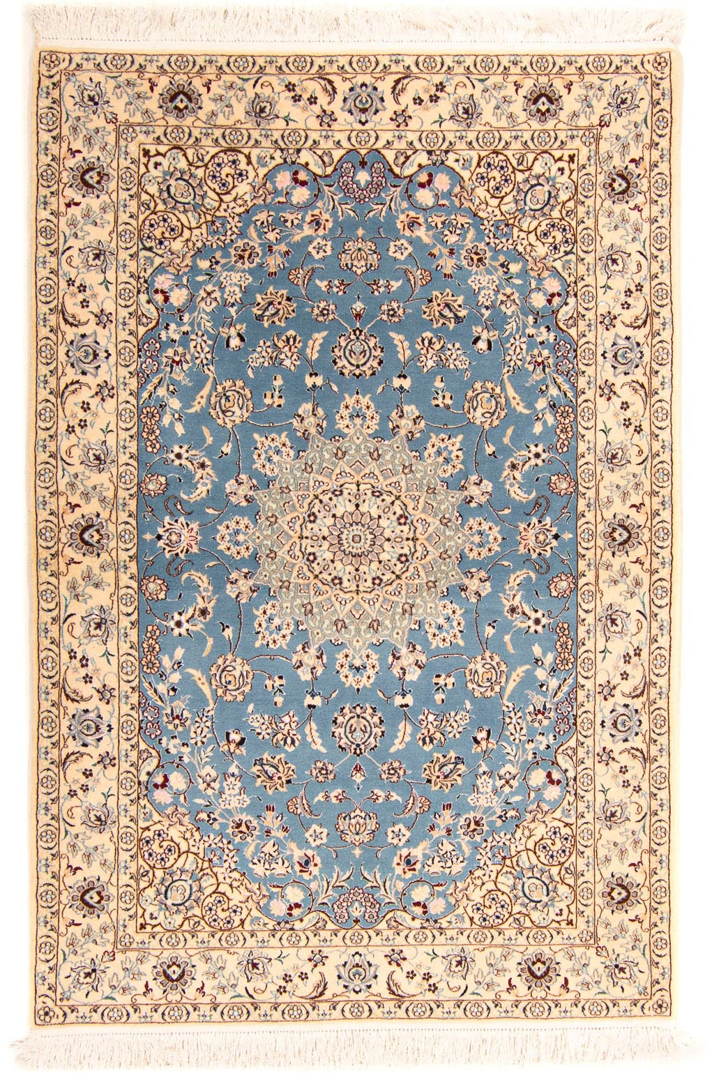 morgenland Orientteppich »Perser - Nain - Premium - 178 x 120 cm - hellblau günstig online kaufen