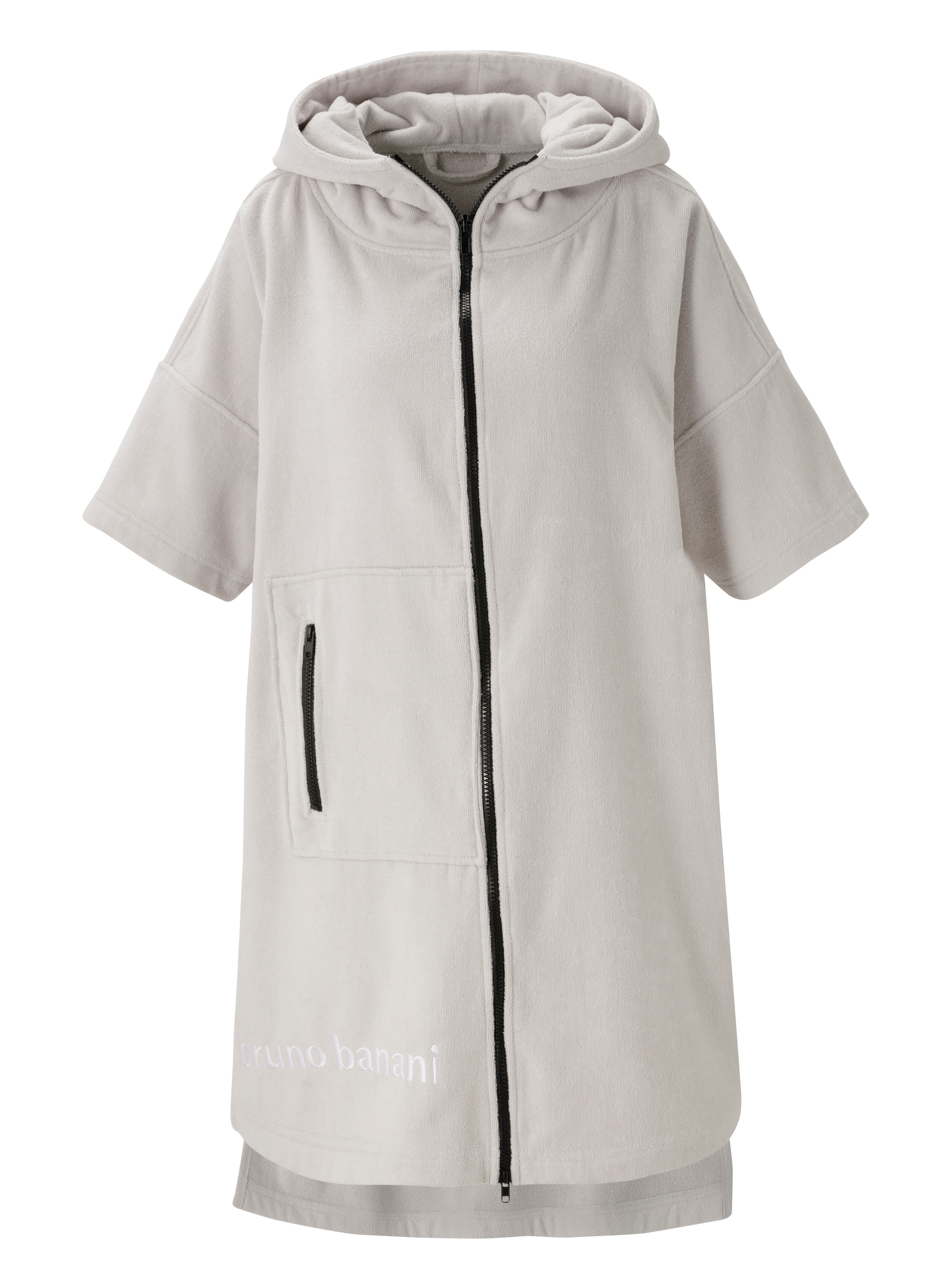 Bruno Banani Badeponcho »Daniel, ideal für Sauna, Spa & im Urlaub, Damen & Herren« 1 Stk. Surfponcho, 100% Baumwolle, Frottee, Strand, Sport