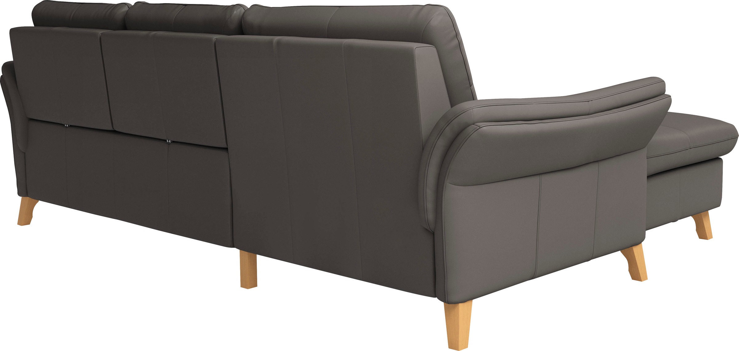 sit&more Ecksofa »Göteborg«, Sitztiefenverstellung und Federkern, wahlweise mit Bettfunktion
