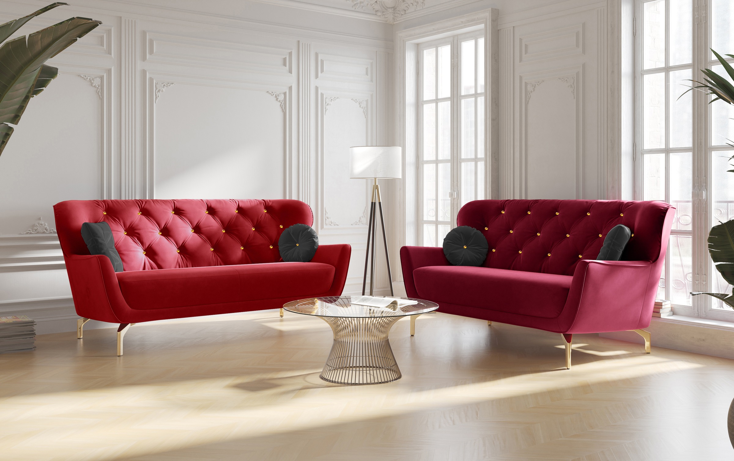 sit&more Polstergarnitur »Orient 3« 2 Stk. tlg. inkl. 4 Zierkissen mit Stra günstig online kaufen