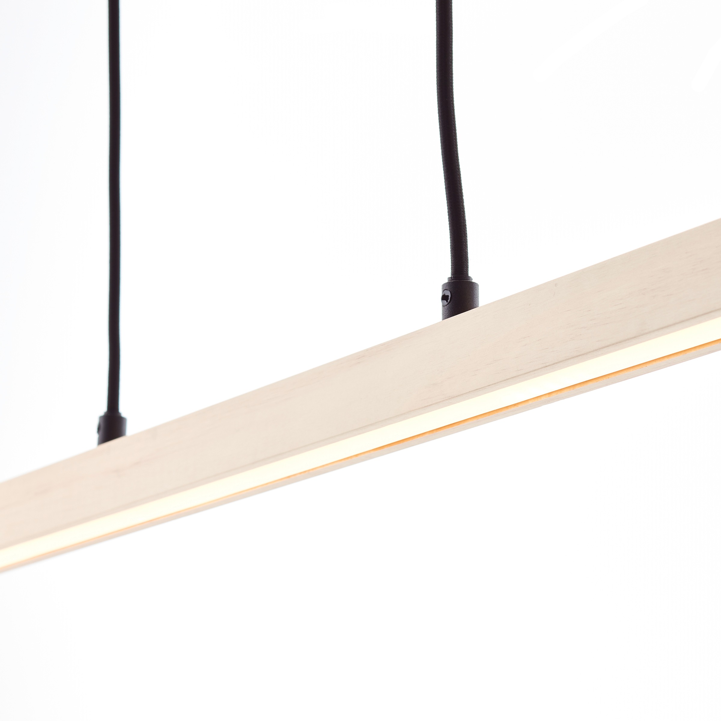 Brilliant LED Pendelleuchte »Arion«, aus Holz, 150 cm Höhe, 103 cm Breite, 2400 lm, 3000 K