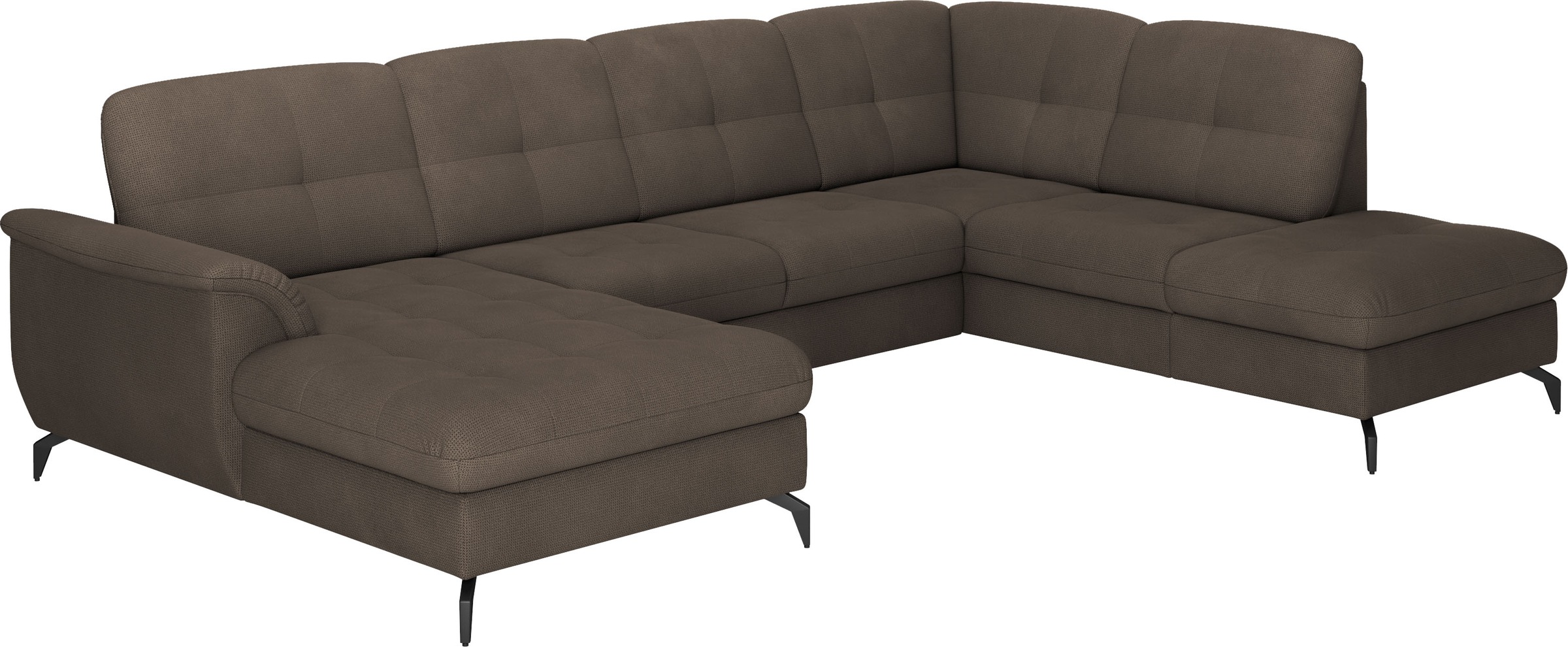 sit&more Wohnlandschaft »Zora U-Form«, wahlweise mit Bettfunktion und Bettkasten