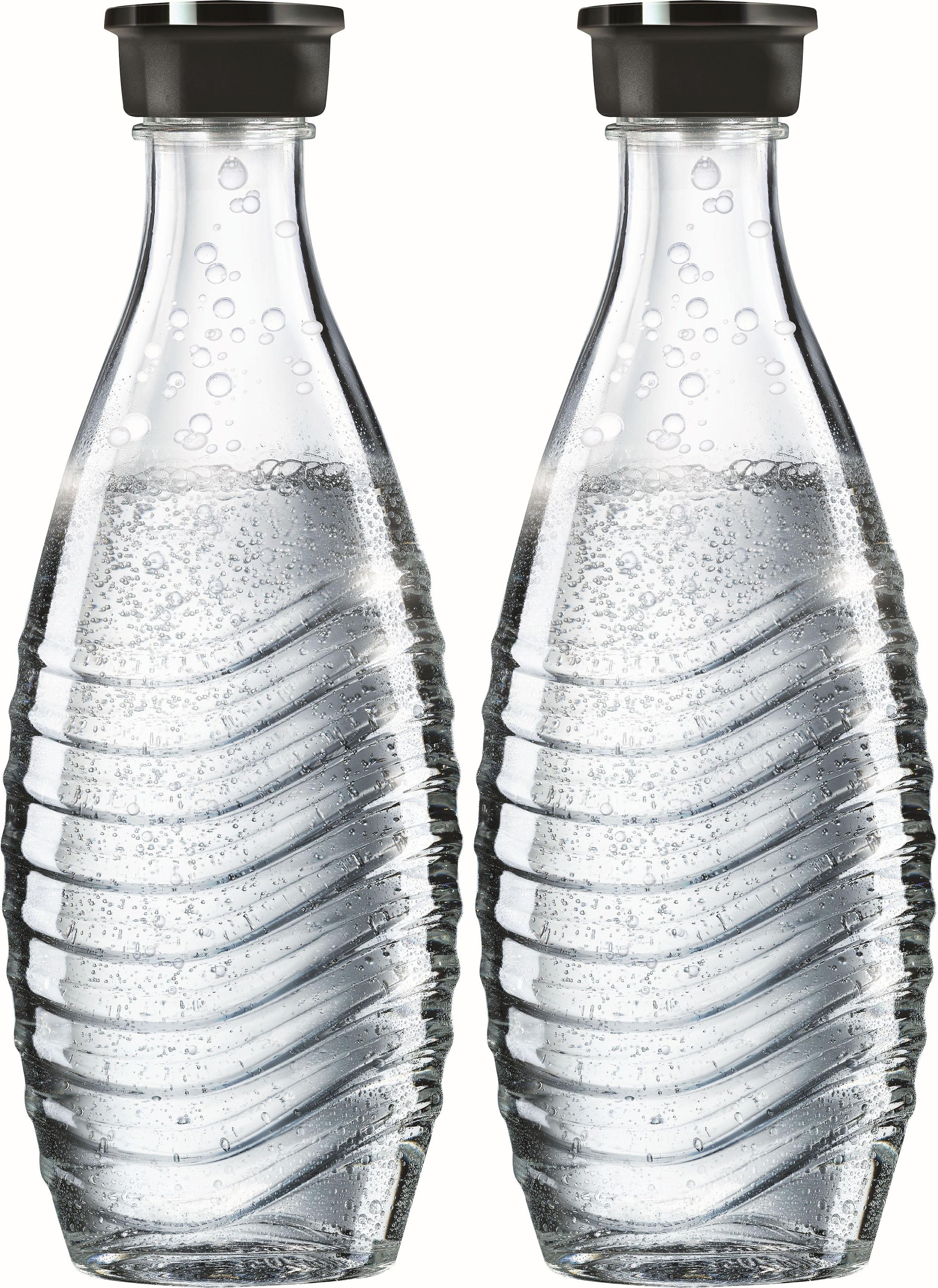 Wassersprudler Flasche, (Set, 2 tlg.), passend für die SodaStream Modelle Crystal und...