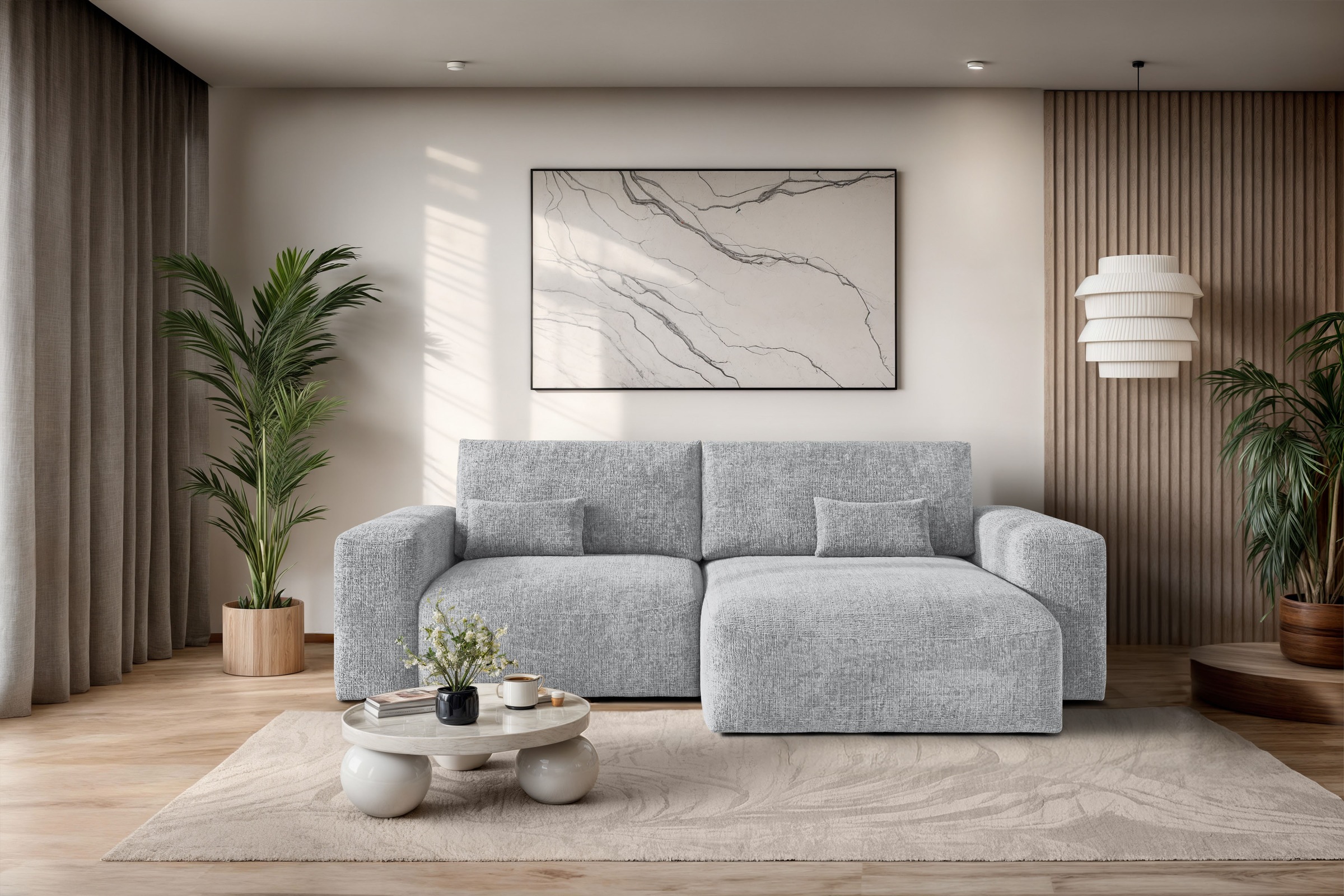 OTTO home Ecksofa »MATTS Schlafsofa mit Bettkasten, Maße B/T/H: 265/159/89 günstig online kaufen