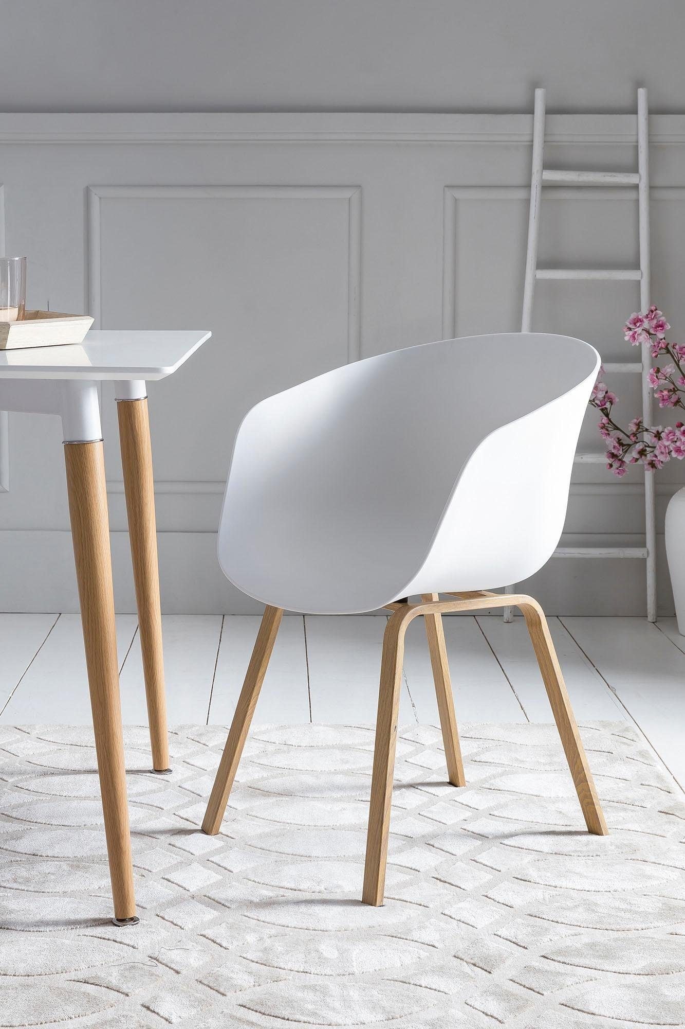 SalesFever Schalenstuhl »Lund Designer Esszimmerstuhl im 2er-Set« (Set) 2 S günstig online kaufen