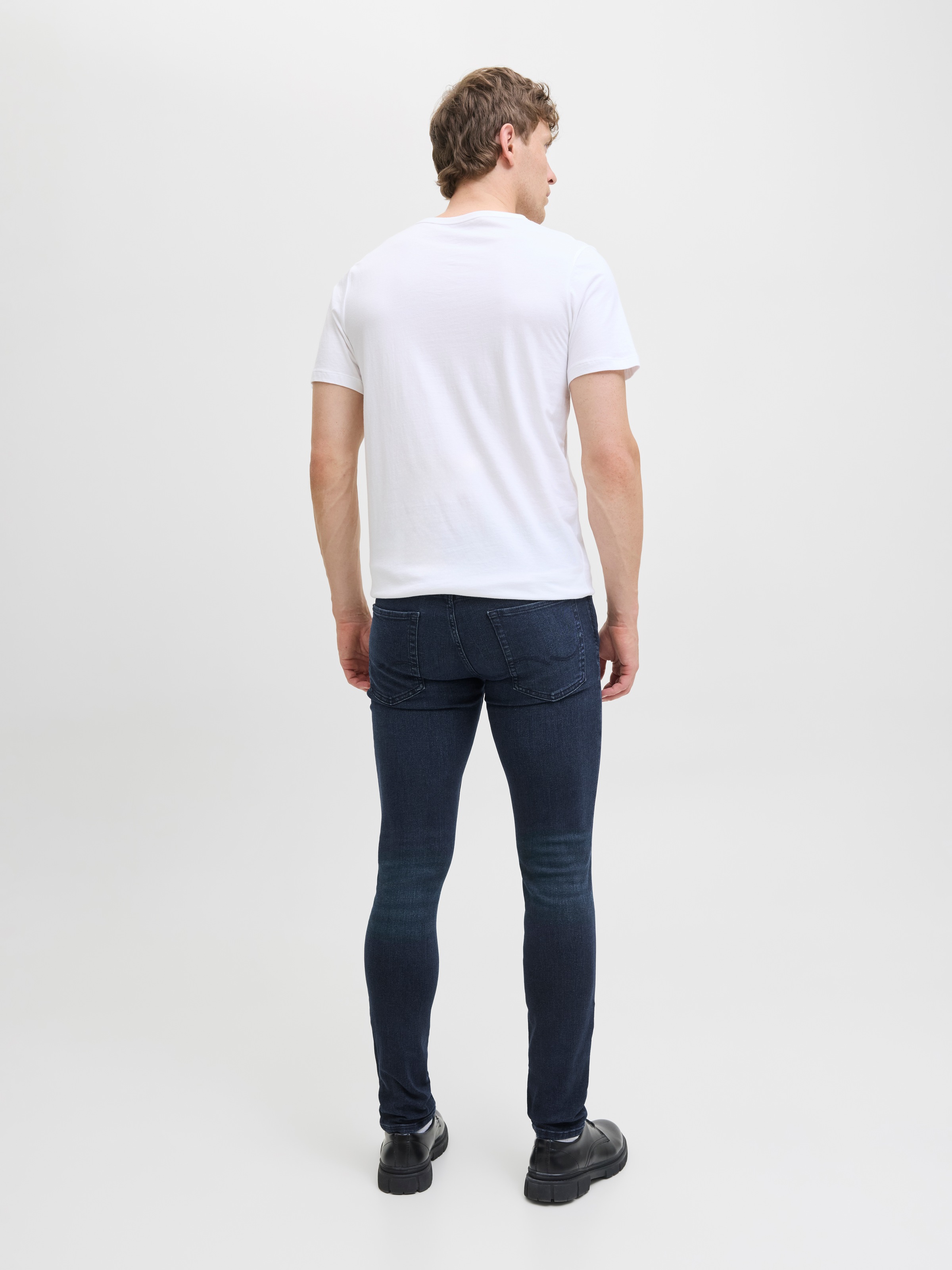 Jack & Jones Skinny-fit-Jeans »JJILIAM  Skinny Jeans mit Used-Waschung für schlanke Silhouette« Abriebeffekte, modisch, skinny fit, Baumwollmischung,