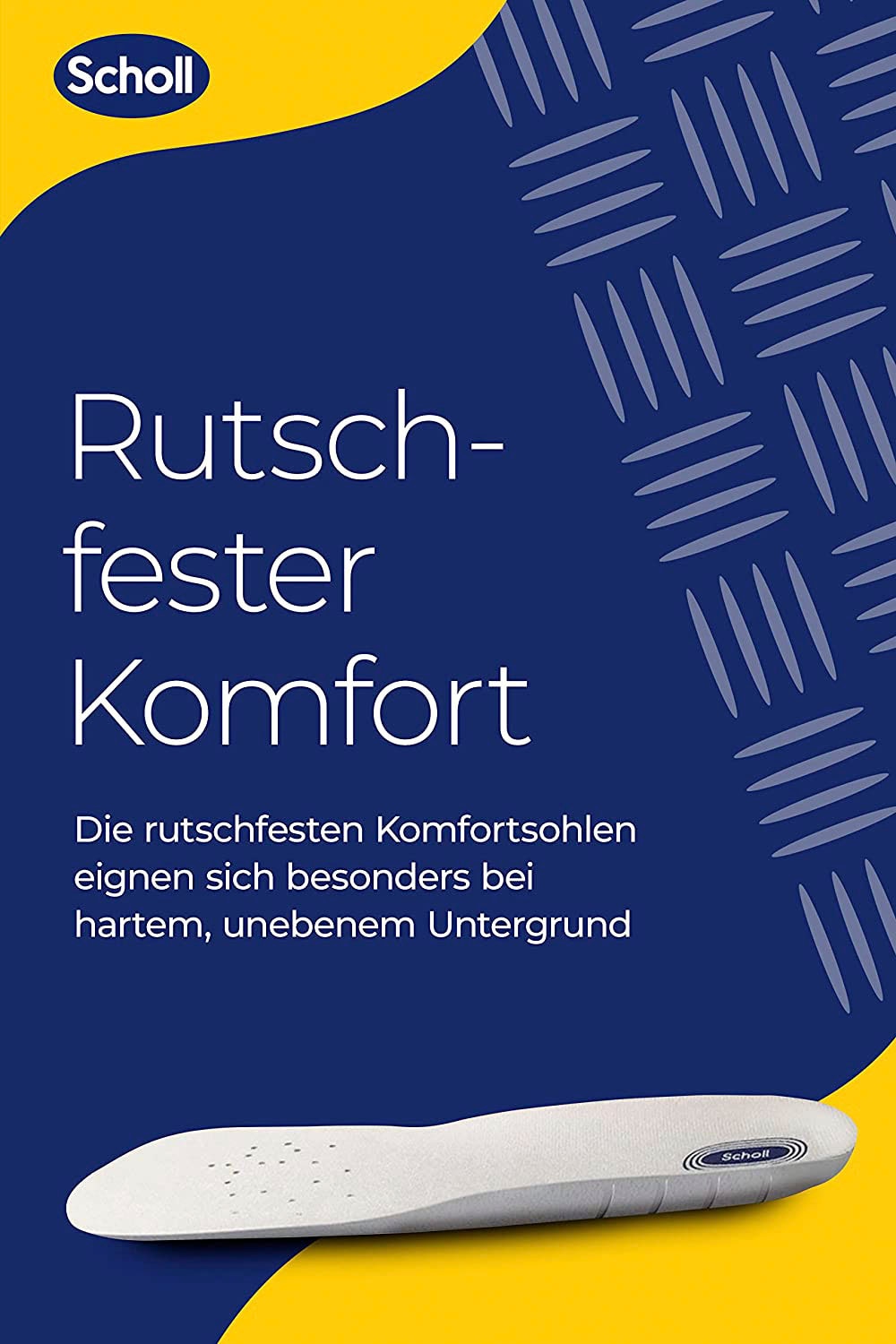 Scholl Einlegesohlen »Work für Arbeitsschuhe Männer«, Für Arbeitsschuhe - Für Stark beanspruchte Füße