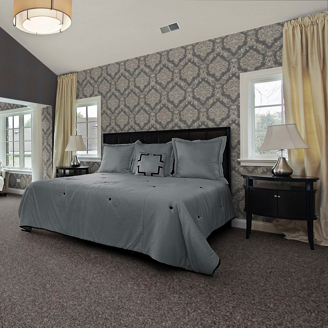 Bodenmeister Teppichboden »Baltic, Schlinge - meliert, Made in Belgium«, rechteckig, 5 mm Höhe, Wohnzimmer, Schlafzimmer, Kinderzimmer, Breite 400/500 cm