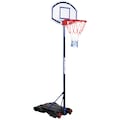 Basketballständer »Hornet 205«, (Set, 3 St., Basketballständer mit Ball und Pumpe), mobil, höhenverstellbar bis 205 cm