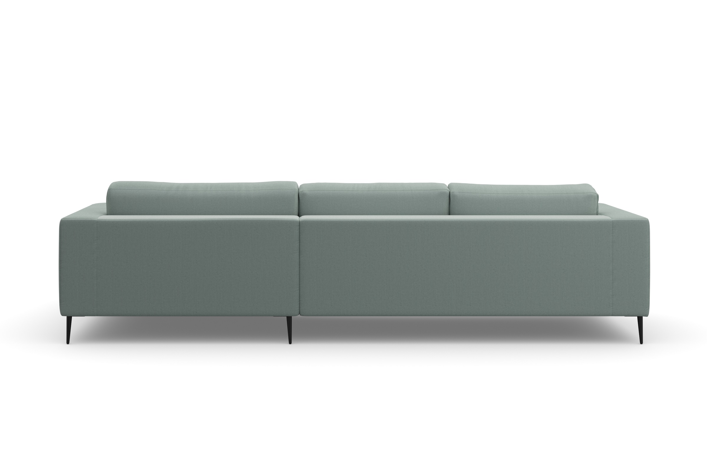 DOMO collection Ecksofa »Modica, zeitlos und elegant, L-Form«, moderne Optik mit extrabreiter Recamiere, auch in Cord