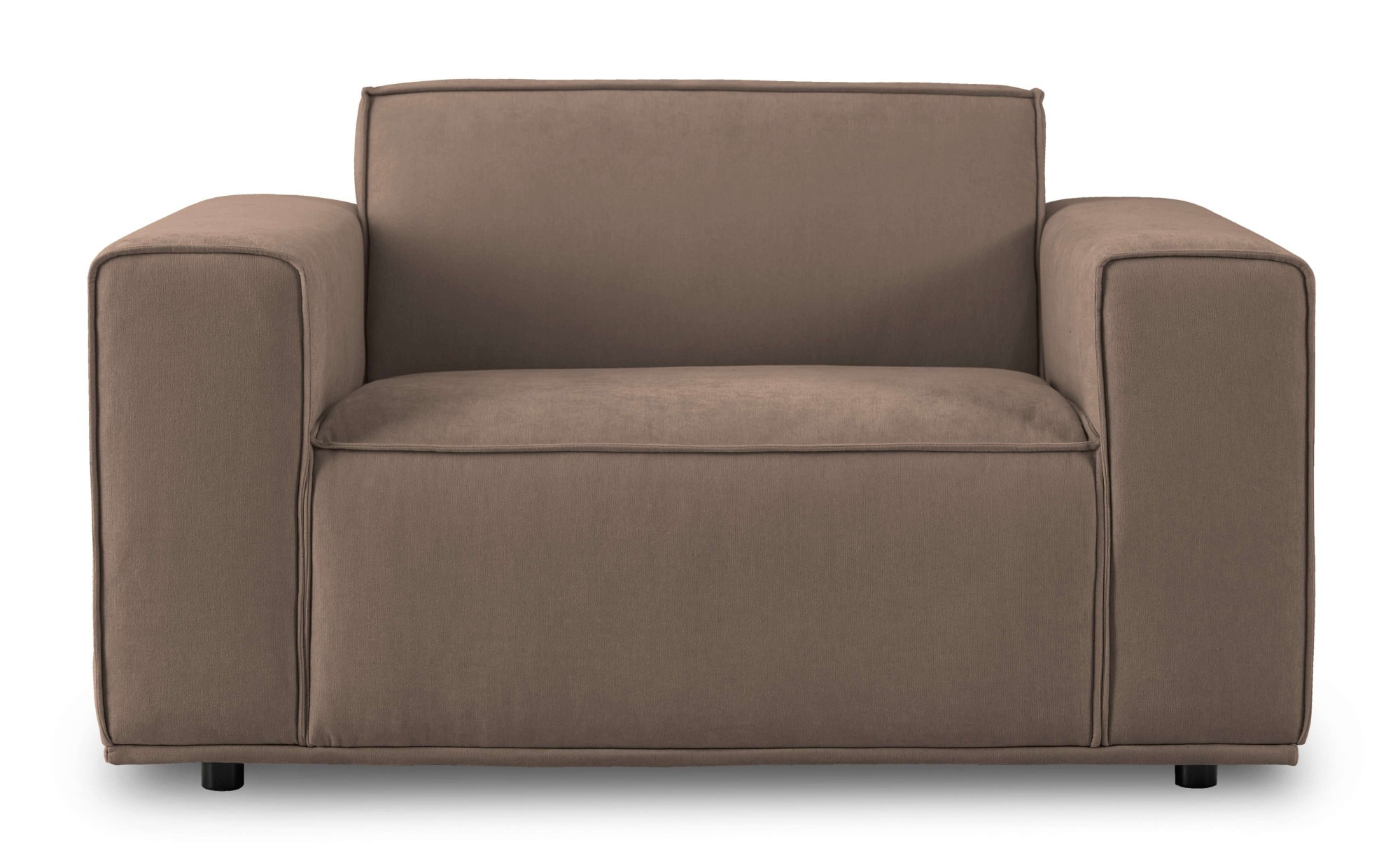 Home affaire Loveseat »Avelin, 1.5 Sitzer, 140 cm, Chenille, Struktur-Boucl günstig online kaufen