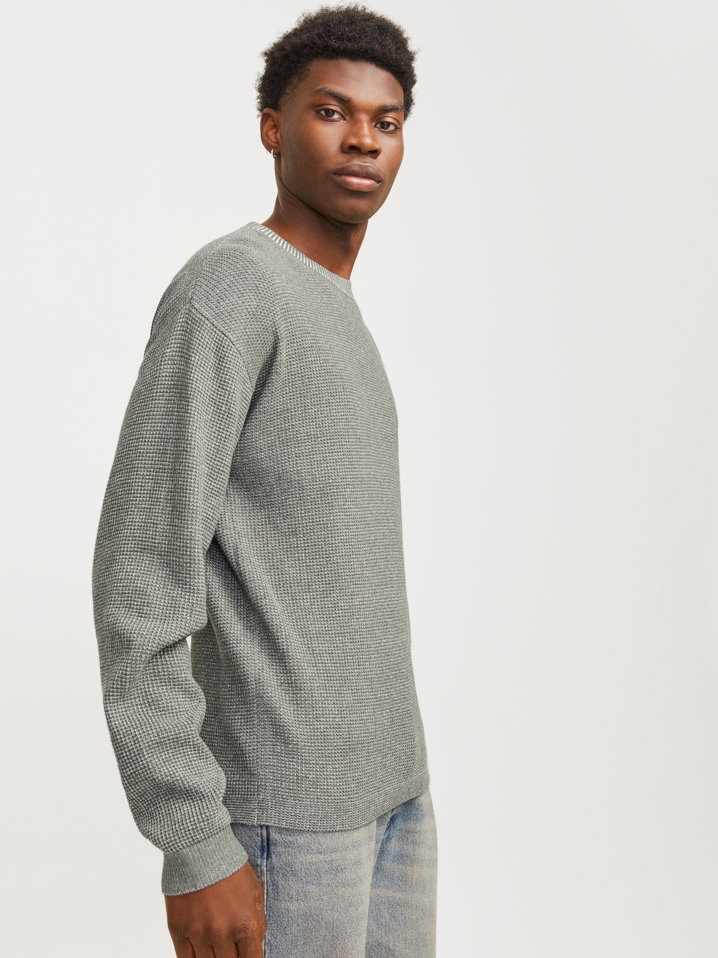 Jack & Jones Strickpullover »JJWALTER KNIT RELAXED CREW NECK«