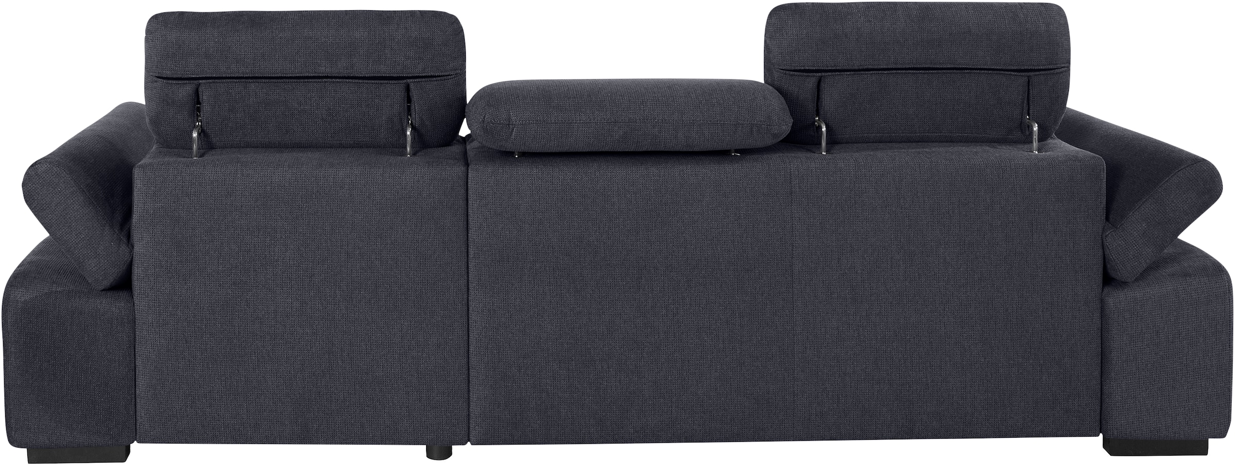COTTA Ecksofa »Lola L-Form«, (Set, mit Hocker), mit Hocker & Kopfteilfunktion, wahlw. Bett- und Armteilfunktion