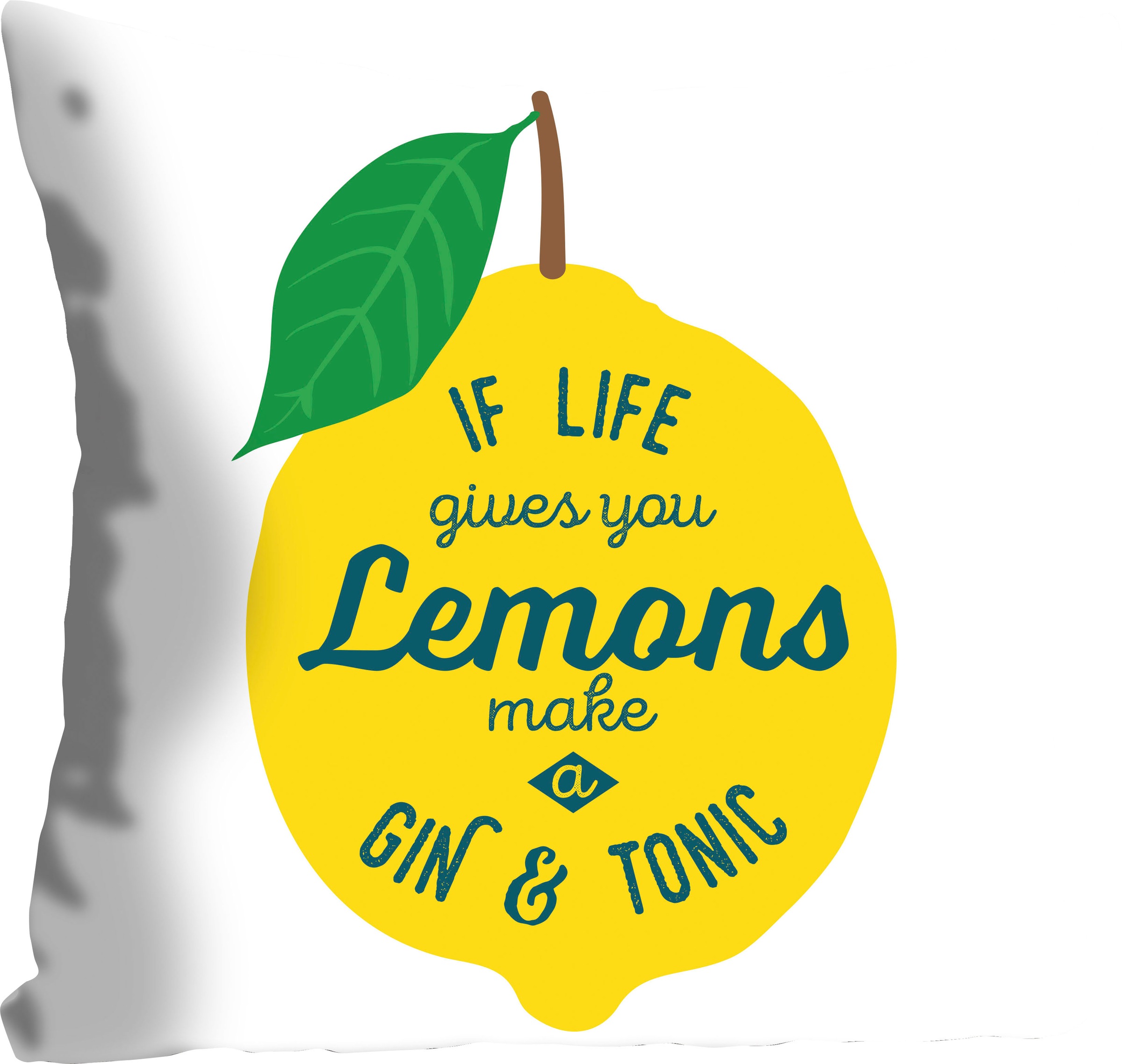 queence Dekokissen »Lemons«, Kissenhülle,If life gives you lemons,make a gi günstig online kaufen