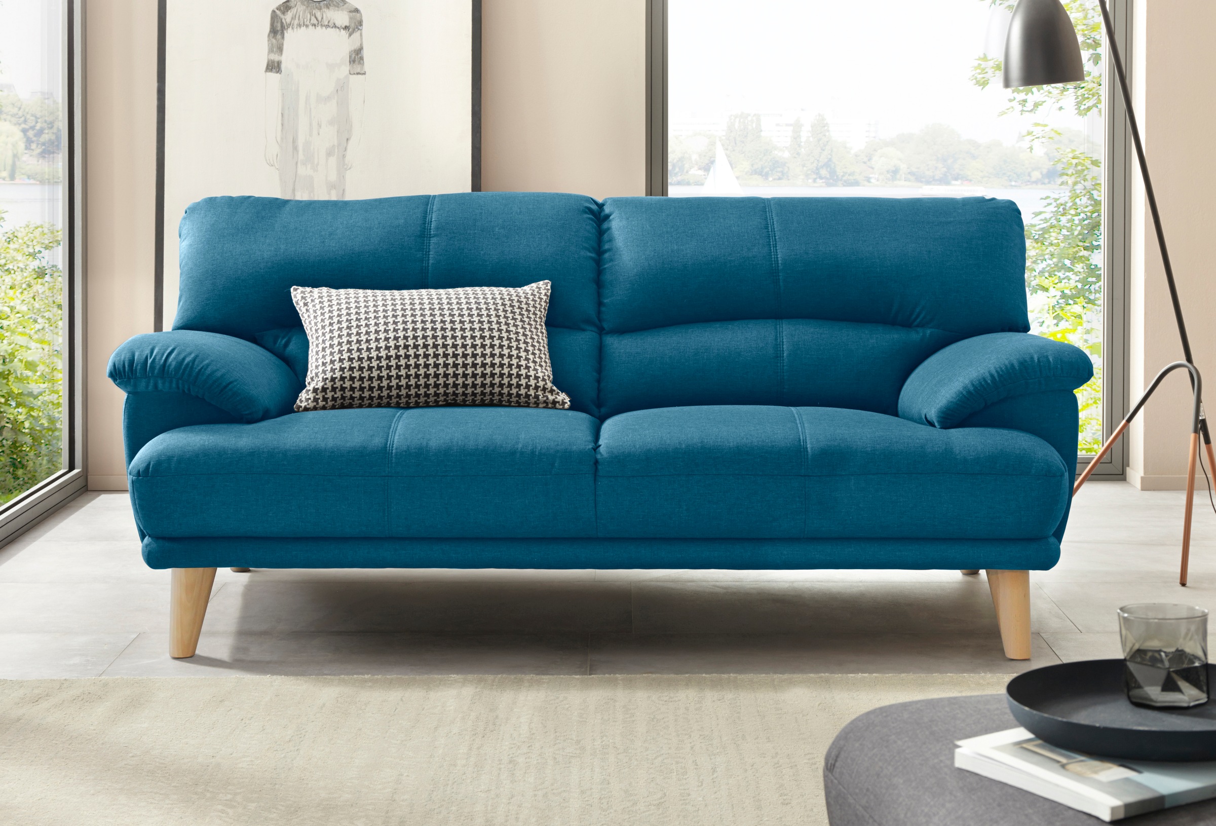 TRENDMANUFAKTUR 3-Sitzer »Cecilia, Sofa in italienischem Design«, mit tolle günstig online kaufen