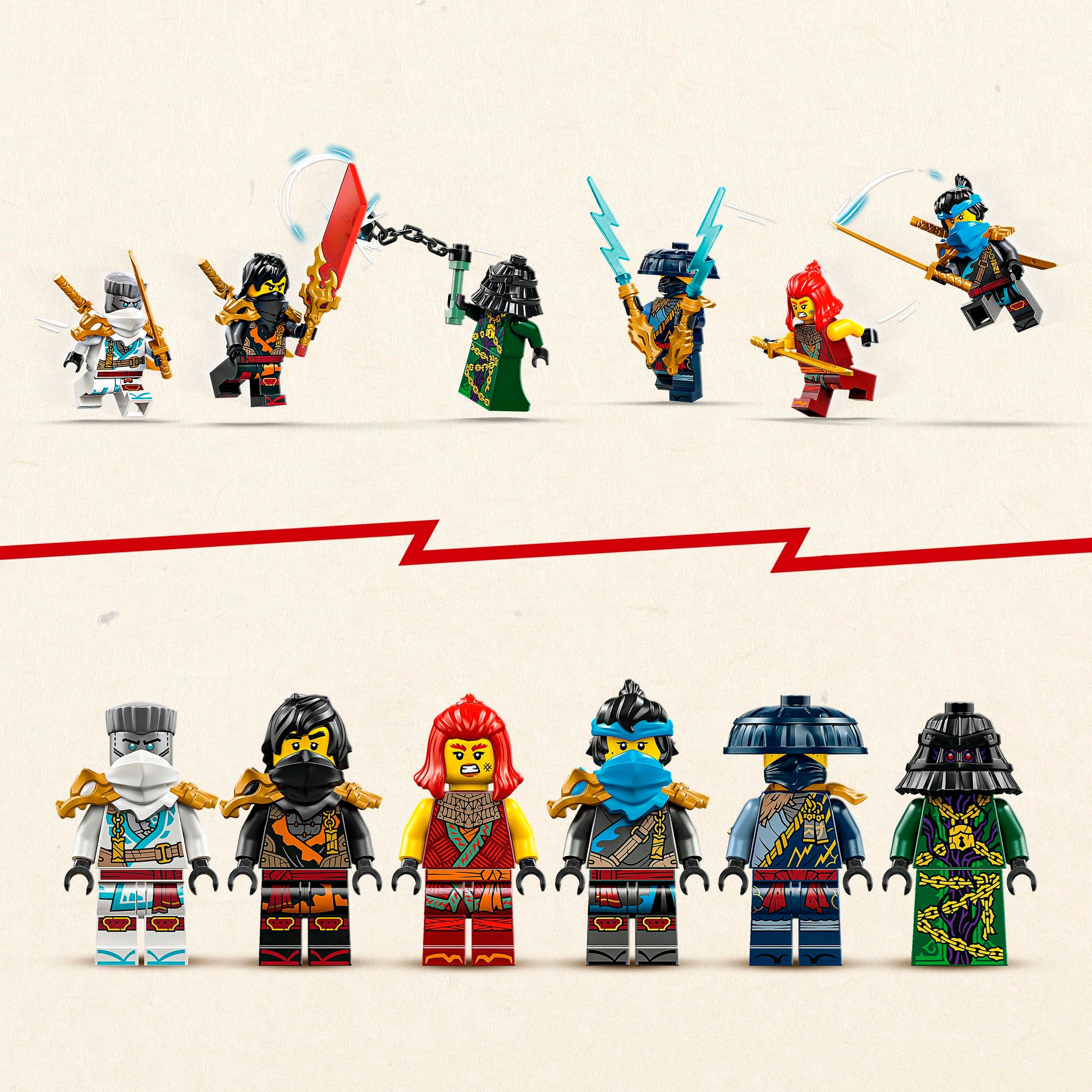 LEGO® Konstruktionsspielsteine »Der Tempel-Flugsegler (71848), LEGO Ninjago«, (2387 St.), Made in Europe