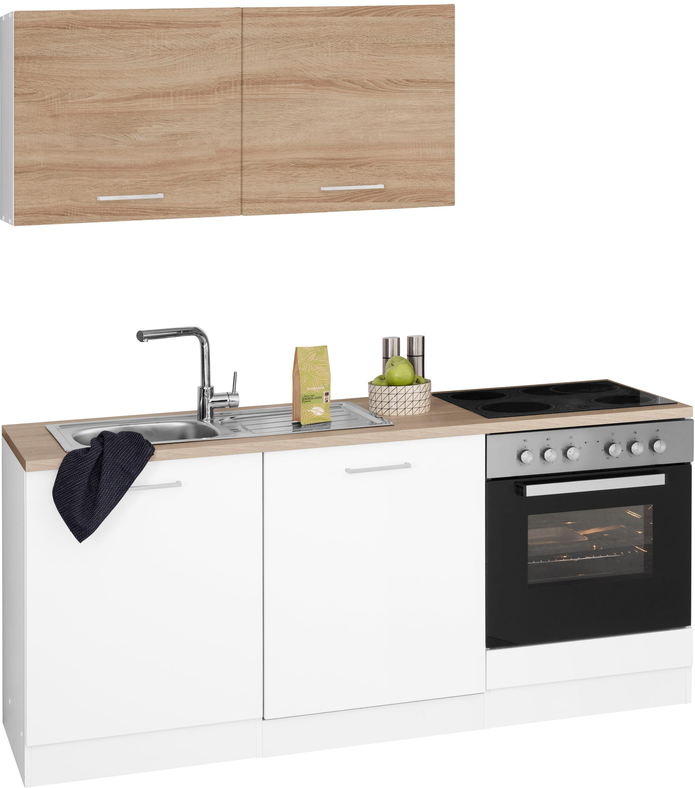 HELD MÖBEL Küchenzeile »Visby«, ohne E-Geräte, Breite 180 cm für  Geschirrspülmaschine auf Rechnung kaufen