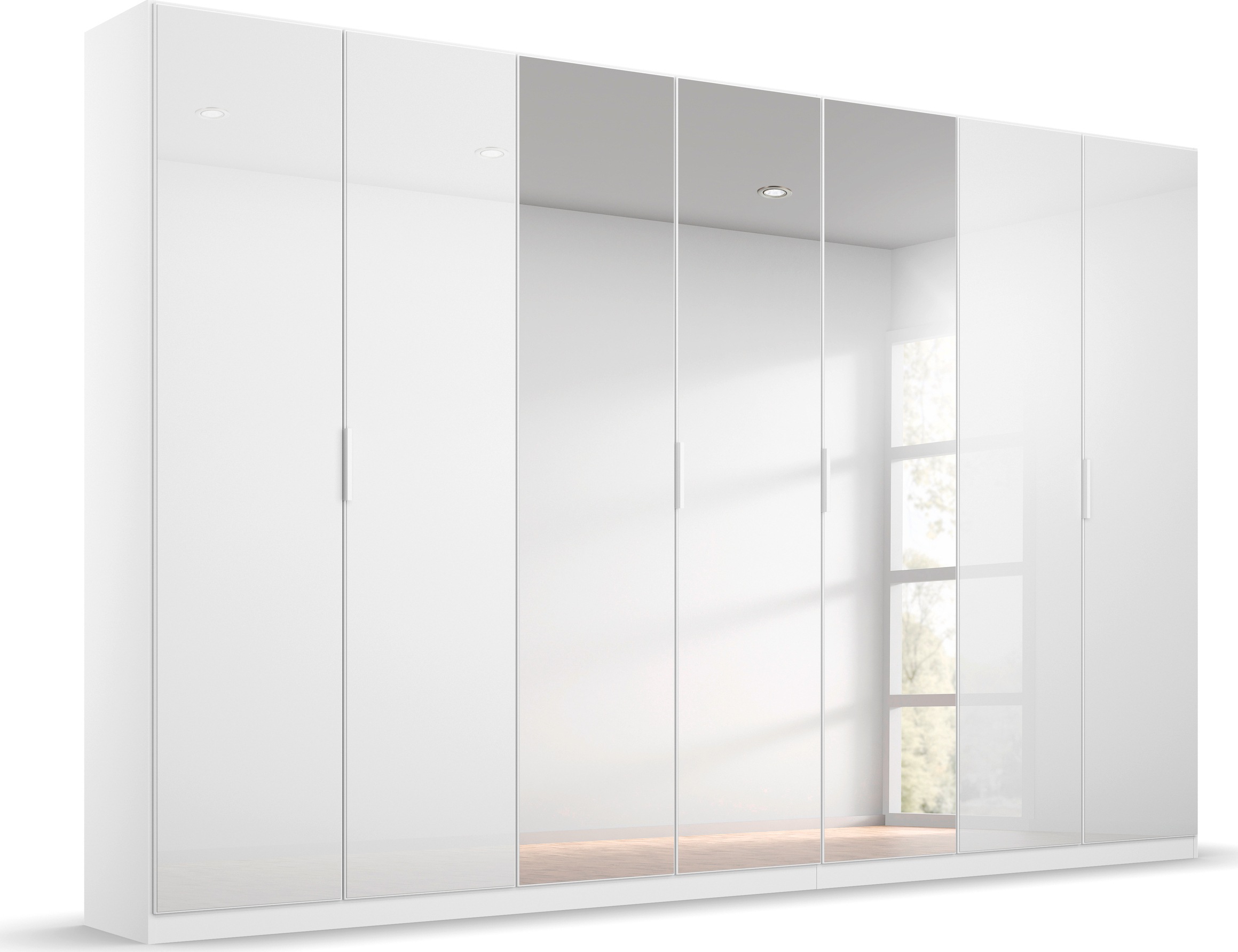 rauch Drehtürenschrank »Kleiderschrank Schrank Garderobe KOLUNA mit Glastür günstig online kaufen