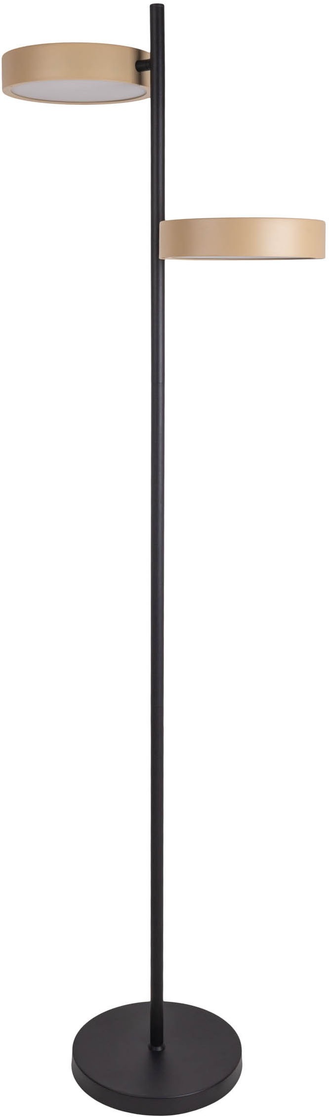 näve LED Stehlampe »Tessa«, 2 flammig, Leuchtmittel LED-Modul | LED wechselbar, stufenlos dimmbar per Tastschalter, CCT-Funktion, Zuleitung ca. 180cm