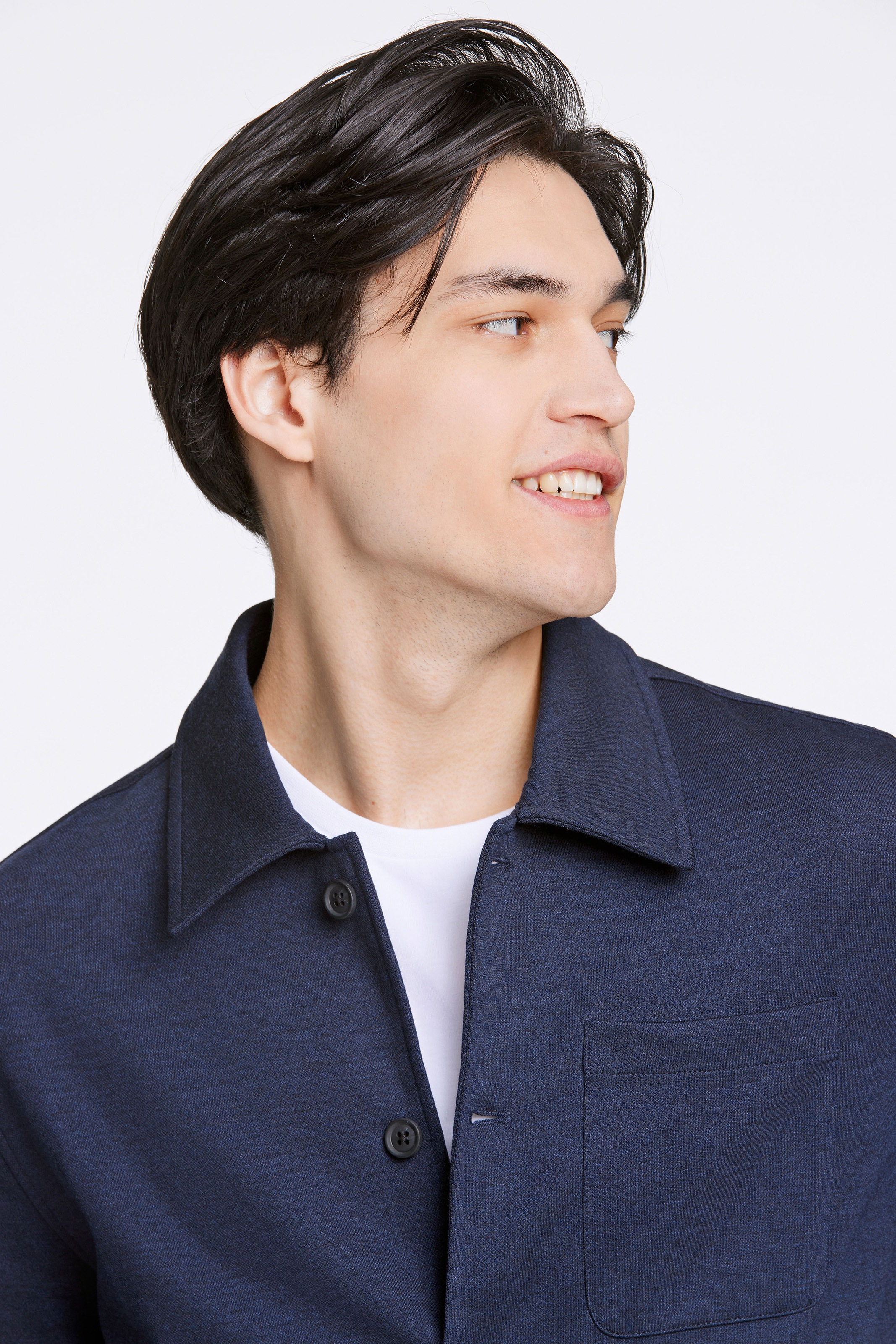 LINDBERGH Blusenjacke, ohne Kapuze, mit Brusttasche und Eingrifftaschen