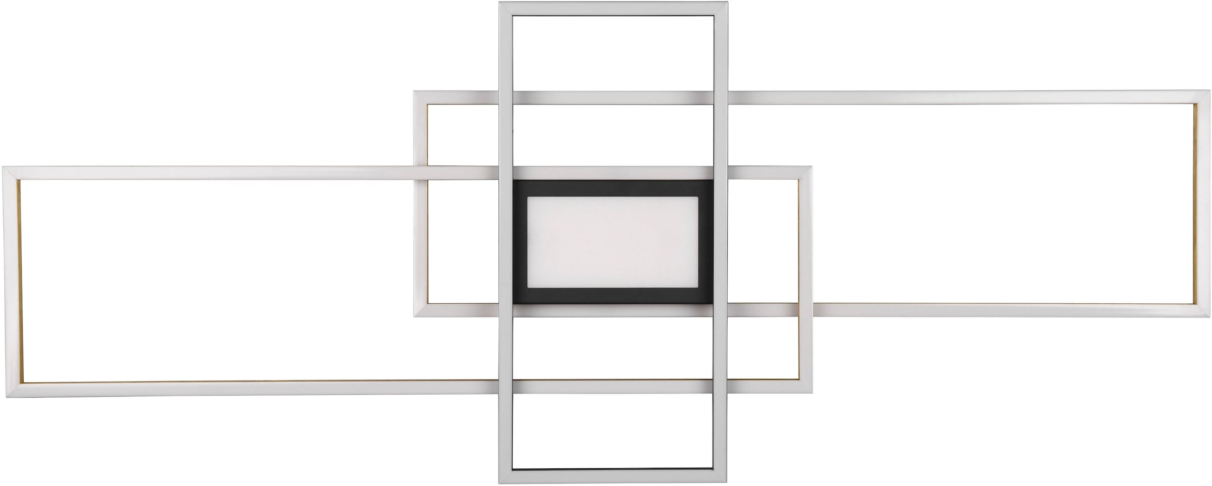 TRIO Leuchten LED Deckenleuchte »Irvine«, 1 flammig, Leuchtmittel LED-Board | LED fest integriert, Deckenlampe mit Fernbedienung, Lichtfarbe einstellbar, dimmbar, Memory