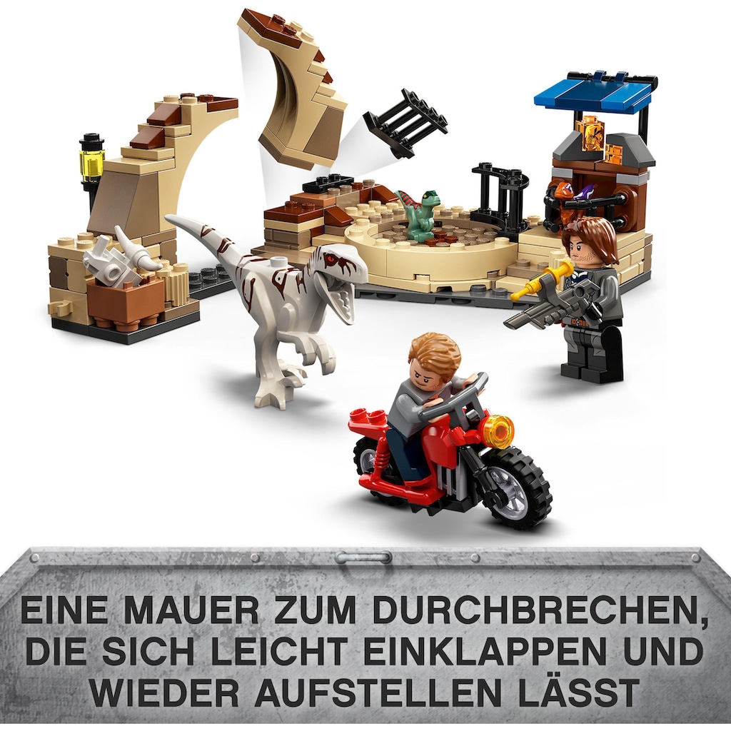 LEGO® Konstruktionsspielsteine »Atrociraptor: Motorradverfolgungsjagd (76945), LEGO® Jurassic World«, (169 St.)