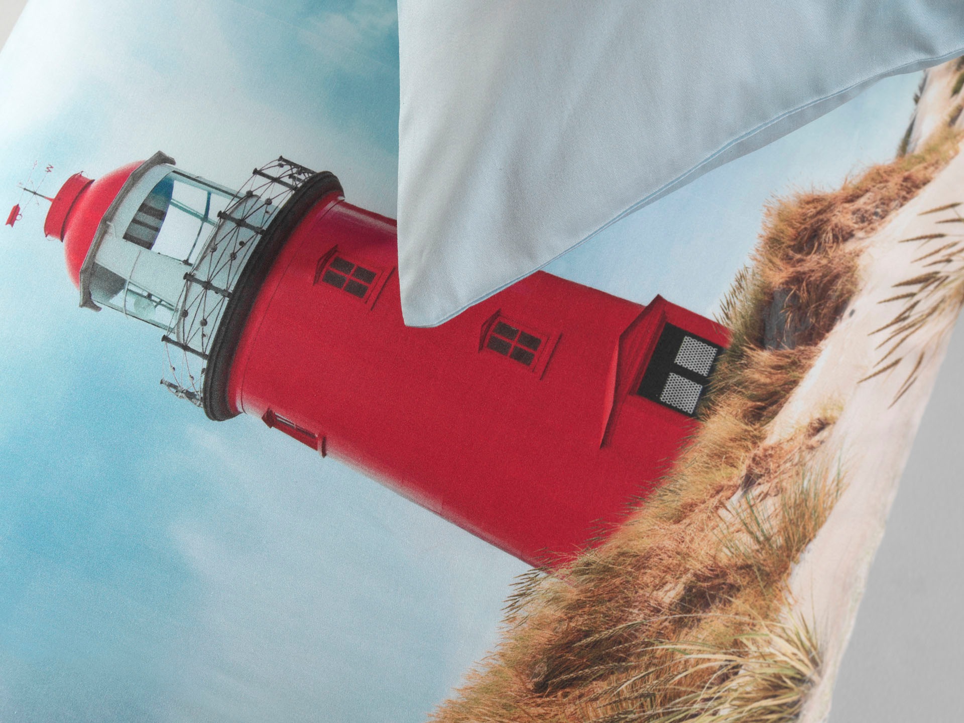 Heckett & Lane Wendebettwäsche »Faro« 2 tlg. maritimes Design, hochwertiges Mako-Satin, Bettwäsche ab 135x200 cm.