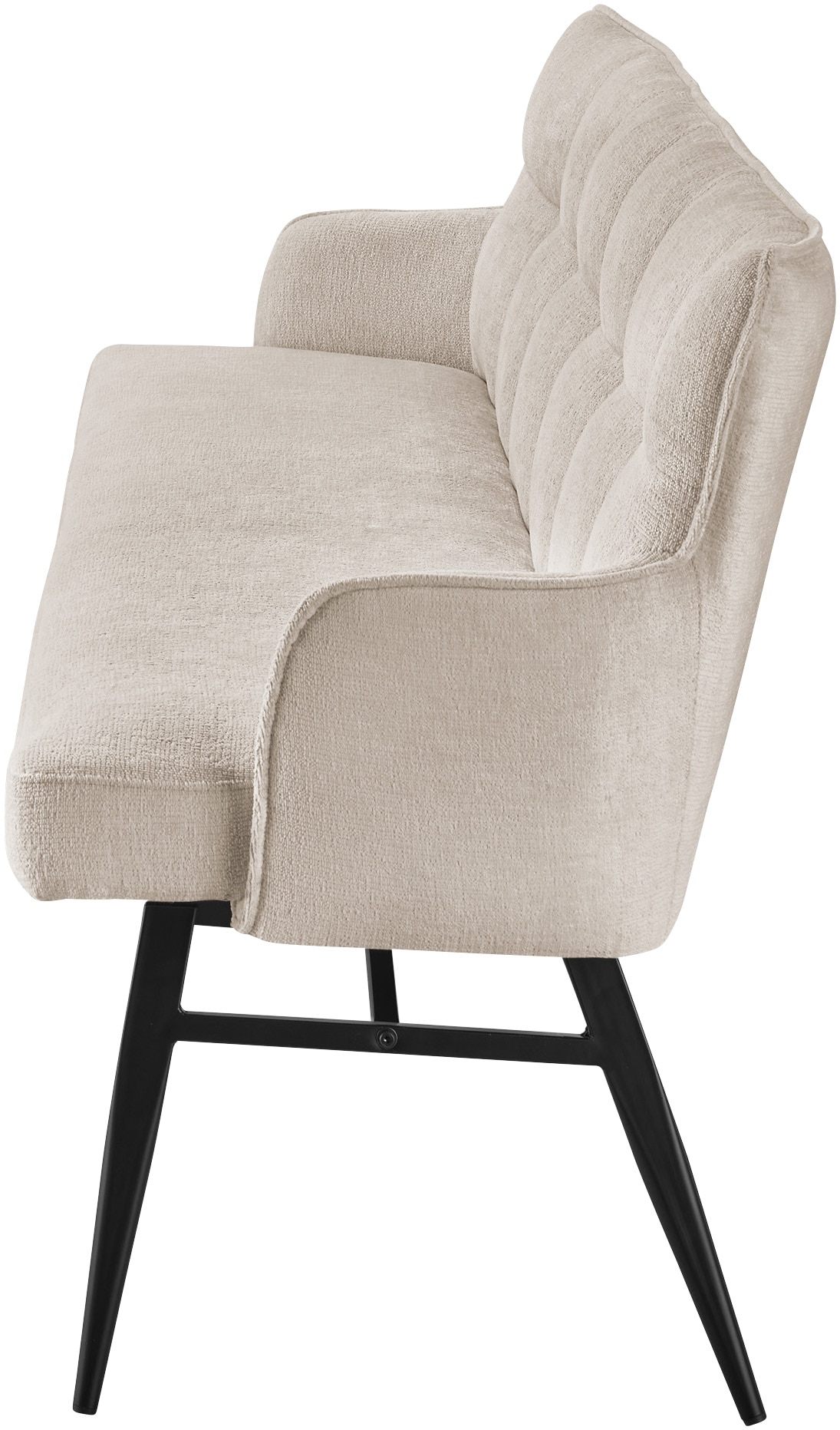 set one by Musterring Essbank »Tucson« 1 Stk. tlg. Micro-Taschenfederkern und schwarzes Eisen-Gestell für hohen Komfort