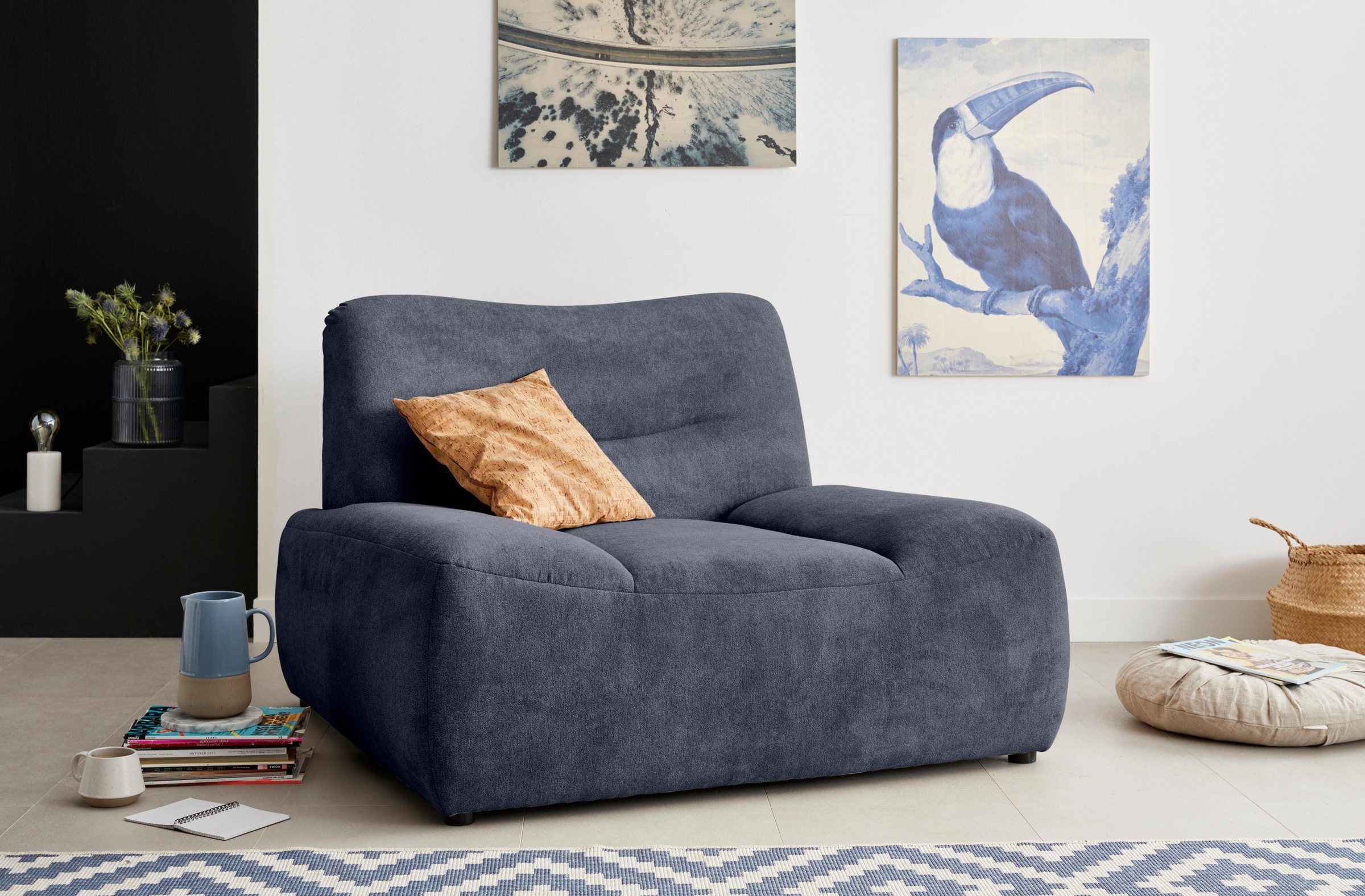 DOMO collection Sessel »Cesena modern, elegante flache Armlehnen, komfortab günstig online kaufen