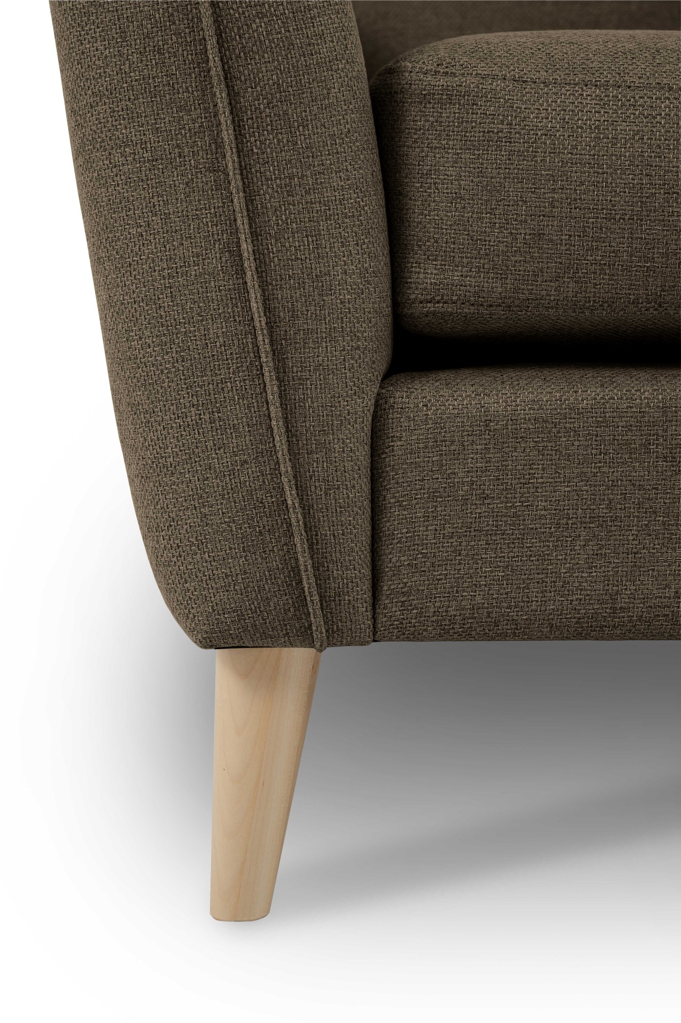 Home affaire 2-Sitzer »MARSEILLE Sofa 170 cm«, mit Massivholzbeinen aus Eiche, verschiedene Bezüge und Farbvarianten
