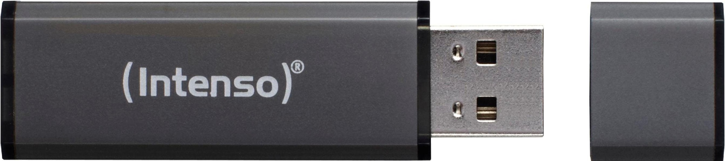 Intenso USB-Stick »Alu Line«, (USB 2.0 Lesegeschwindigkeit 28 MB/s)