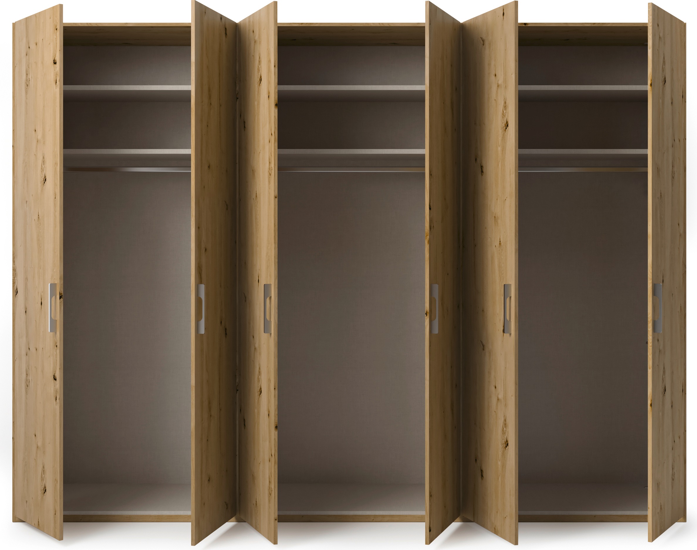 set one by Musterring Drehtürenschrank »Henderson«, in 2 Breiten, inkl. Fachböden und Kleiderstangen