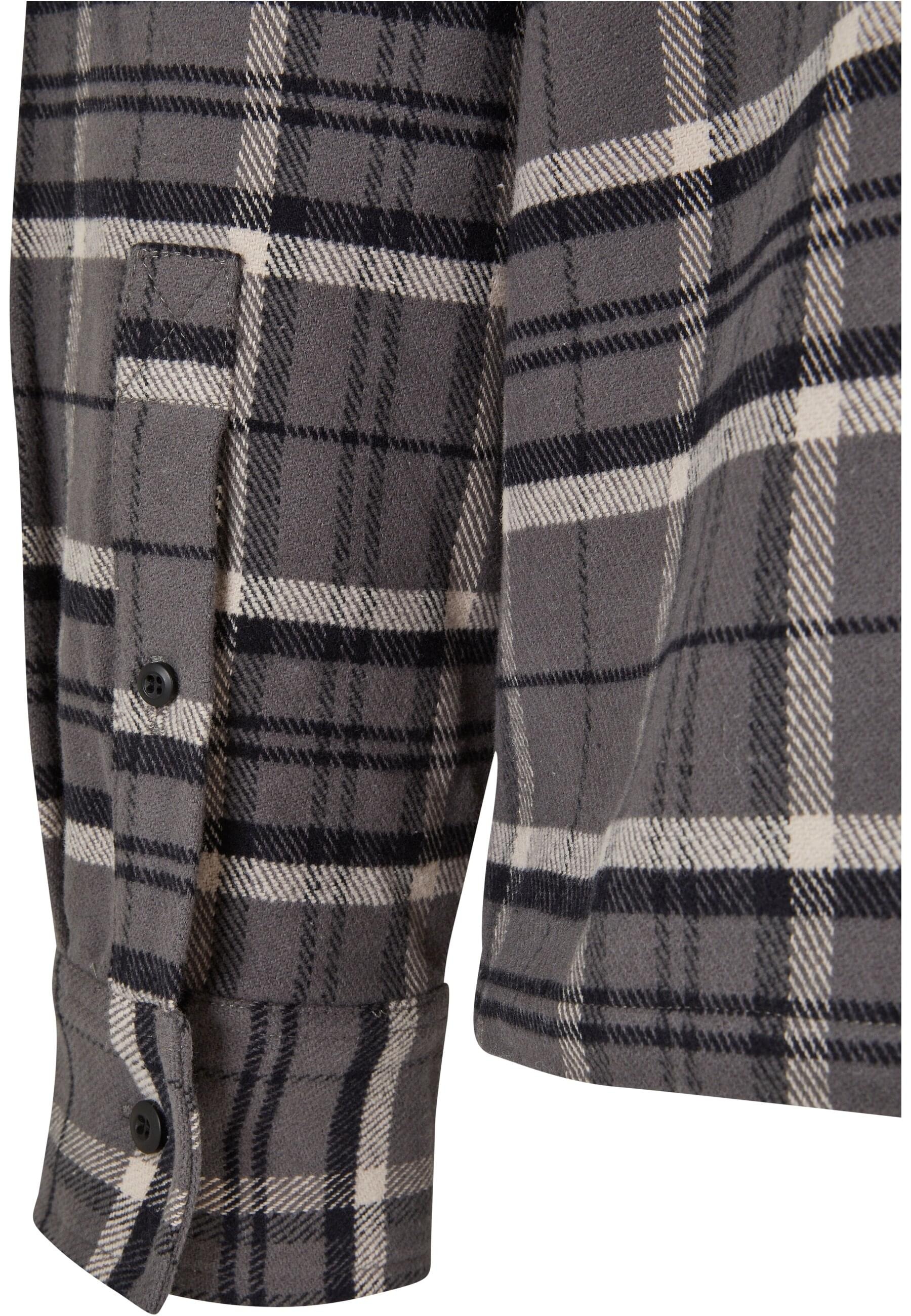 URBAN CLASSICS Langarmhemd »Urban Classics Herren Boxy Kane Check Shirt« 1 Stk. tlg.