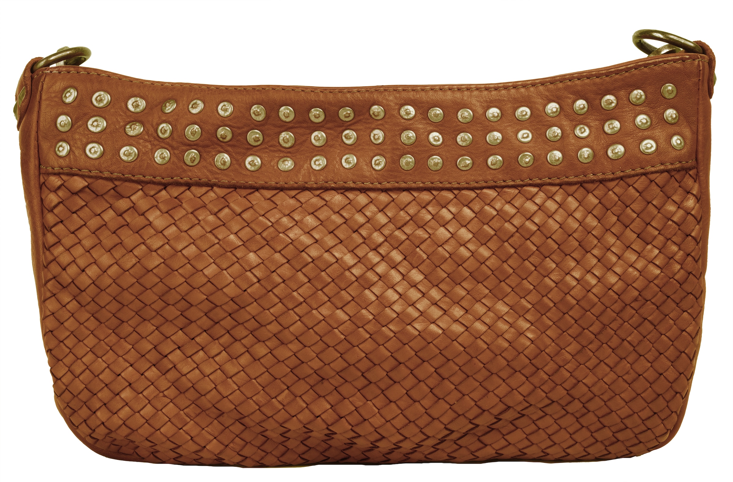 Samantha Look Umhängetasche echt Leder, Made in Italy