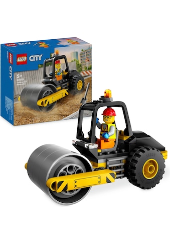 Konstruktionsspielsteine »Straßenwalze (60401), LEGO City«, (78 St.)