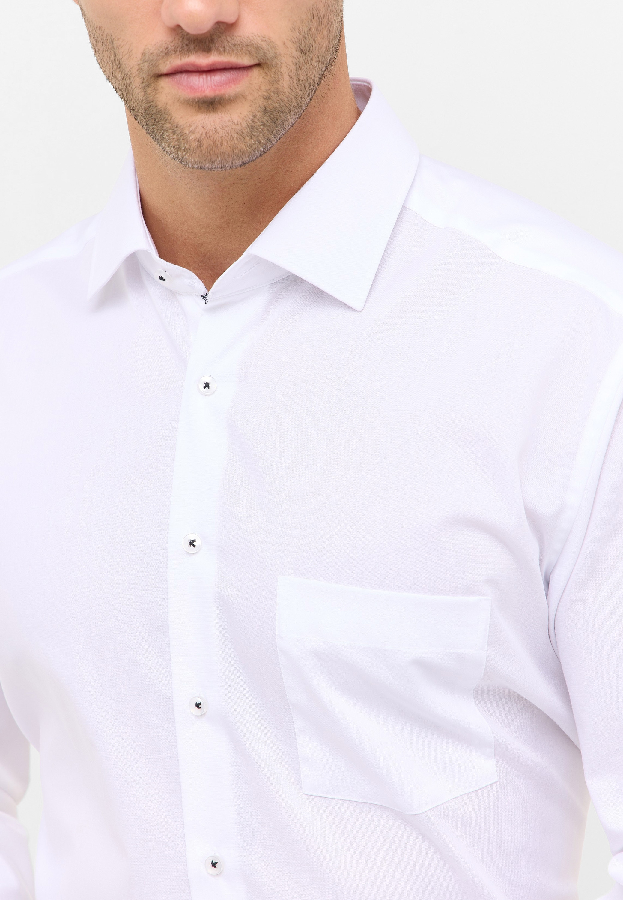 Eterna Langarmhemd »MODERN FIT« NON IRON (bügelfrei)