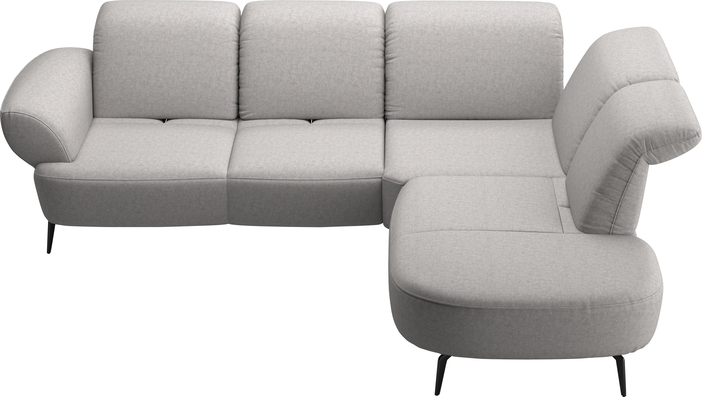 sit&more Ecksofa "Dance, L-Form, inkl. Sitztiefenverstellung", inkl. Click& günstig online kaufen