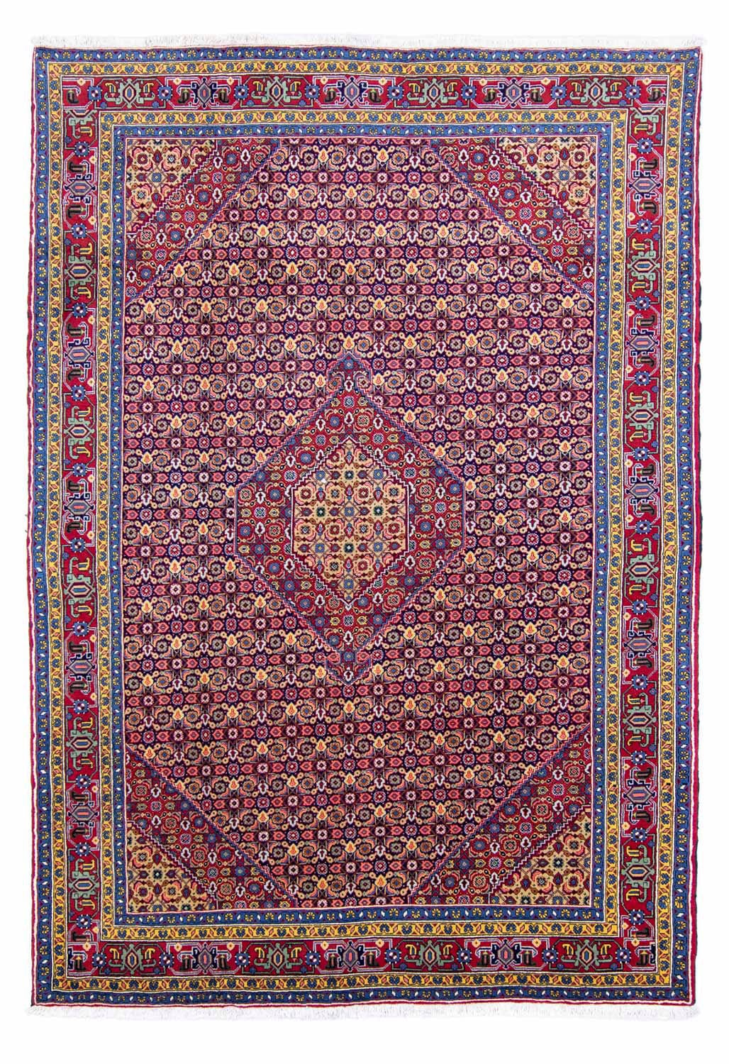 morgenland Wollteppich »Ardebil Medaillon Blu scuro 302 x 200 cm«, rechteck günstig online kaufen