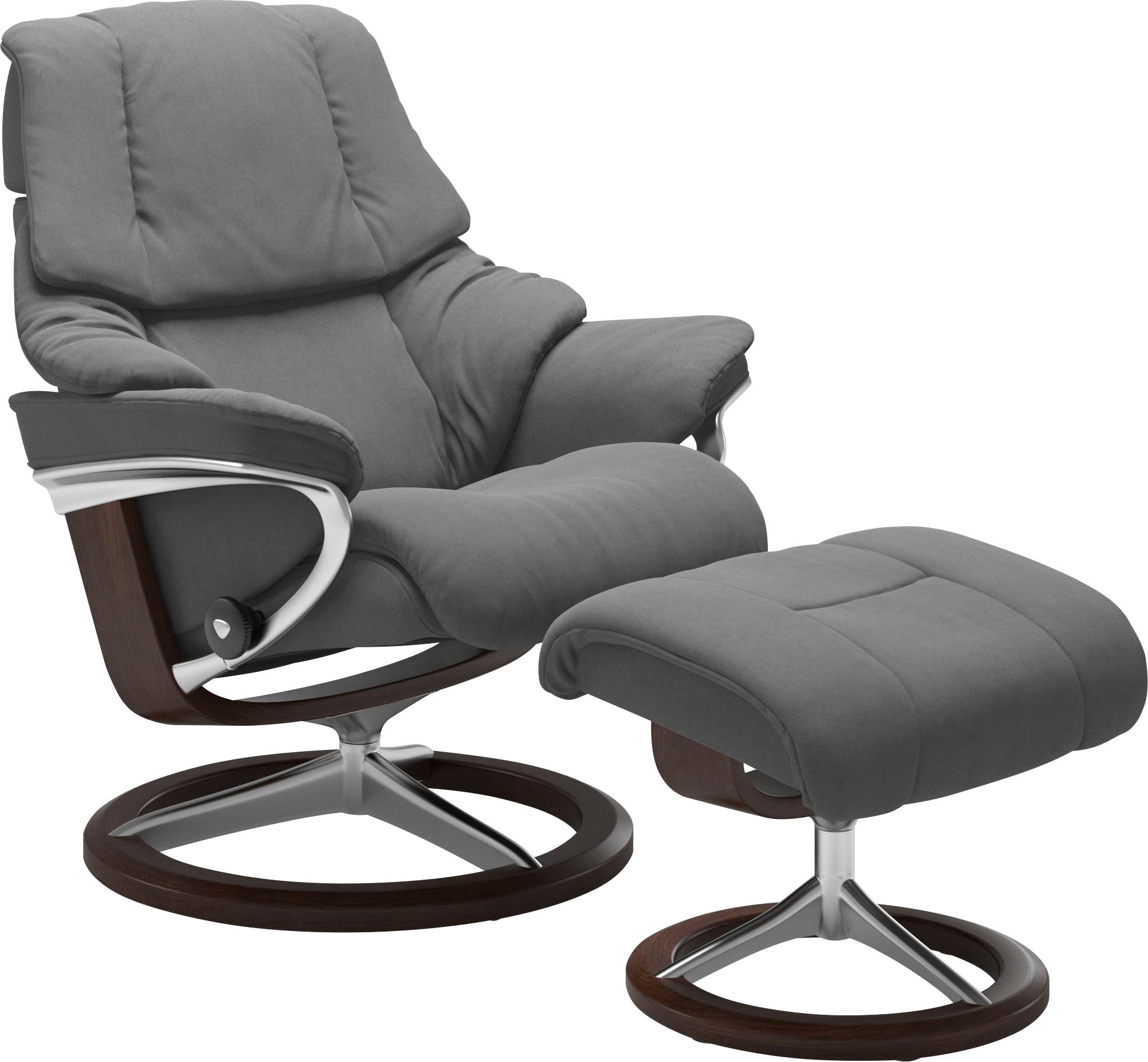 Stressless Fußhocker "Reno", mit Signature Base, Gestell Braun günstig online kaufen