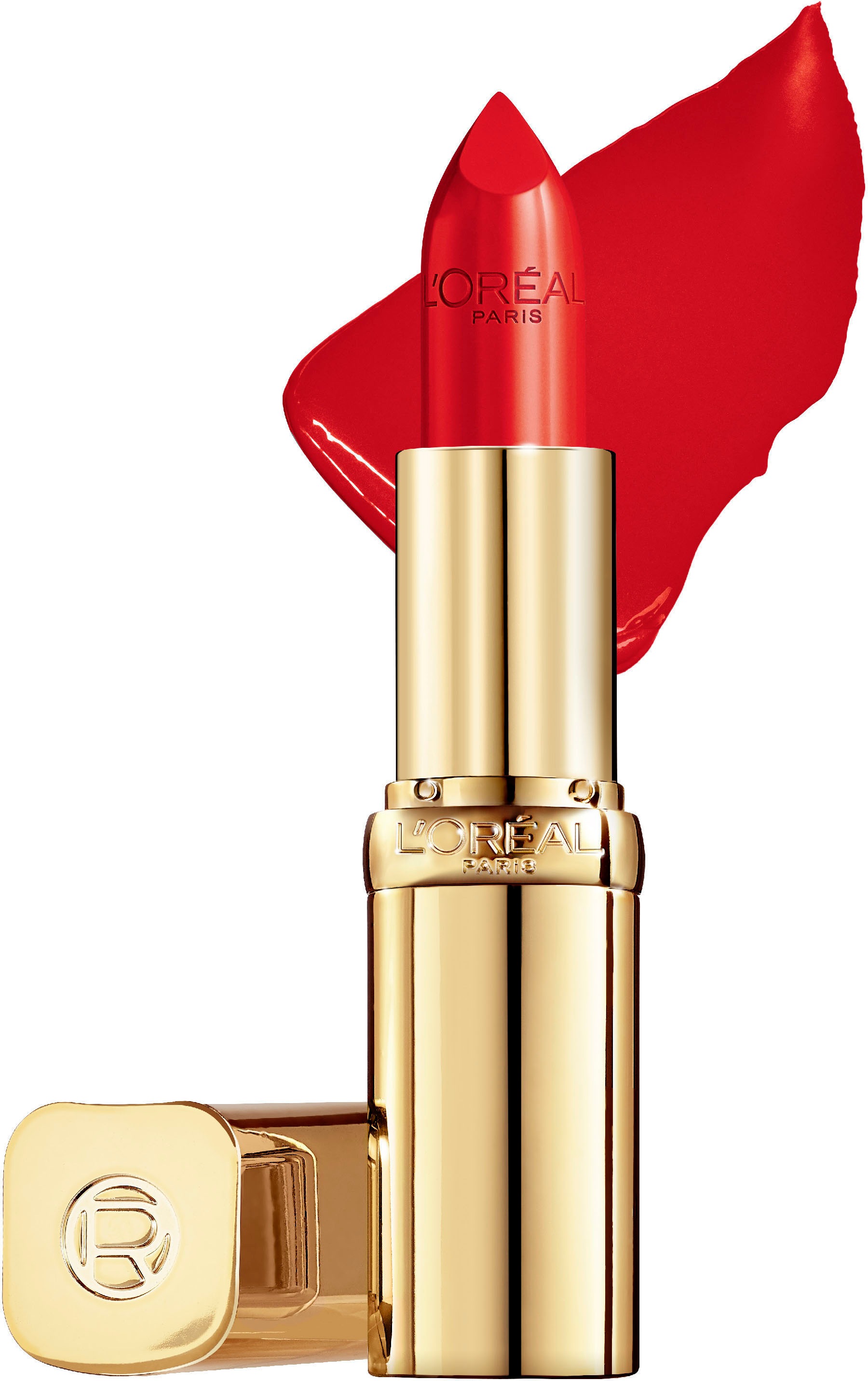 L'ORÉAL PARIS Lippenstift »COLOR RICHE SATIN« mit Bienenwachs und Argan-Öl, bis zu 12H Feuchtigkeit, langer Halt