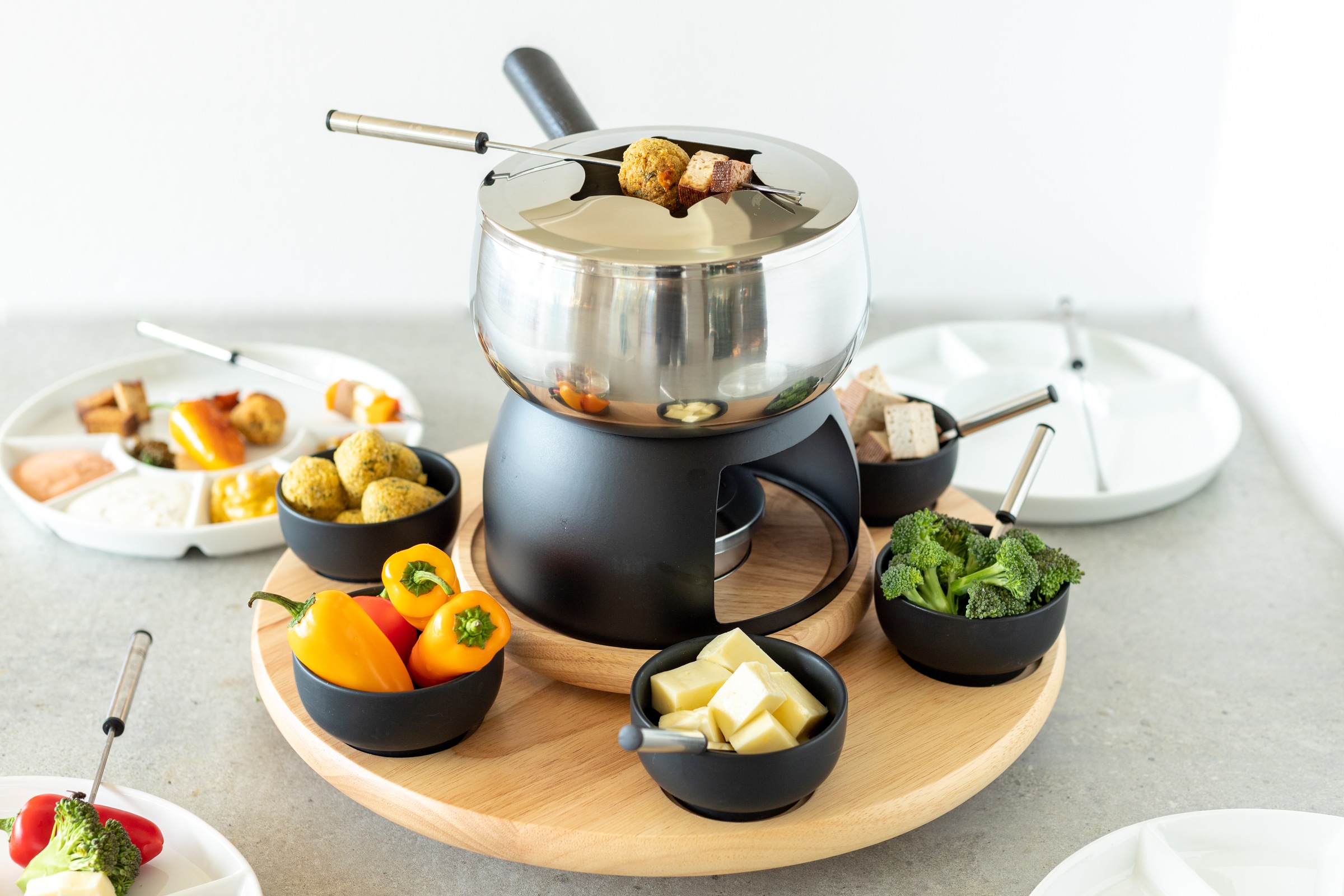 MÄSER Fonduetopf, Keramik, (Set, 23 tlg.)