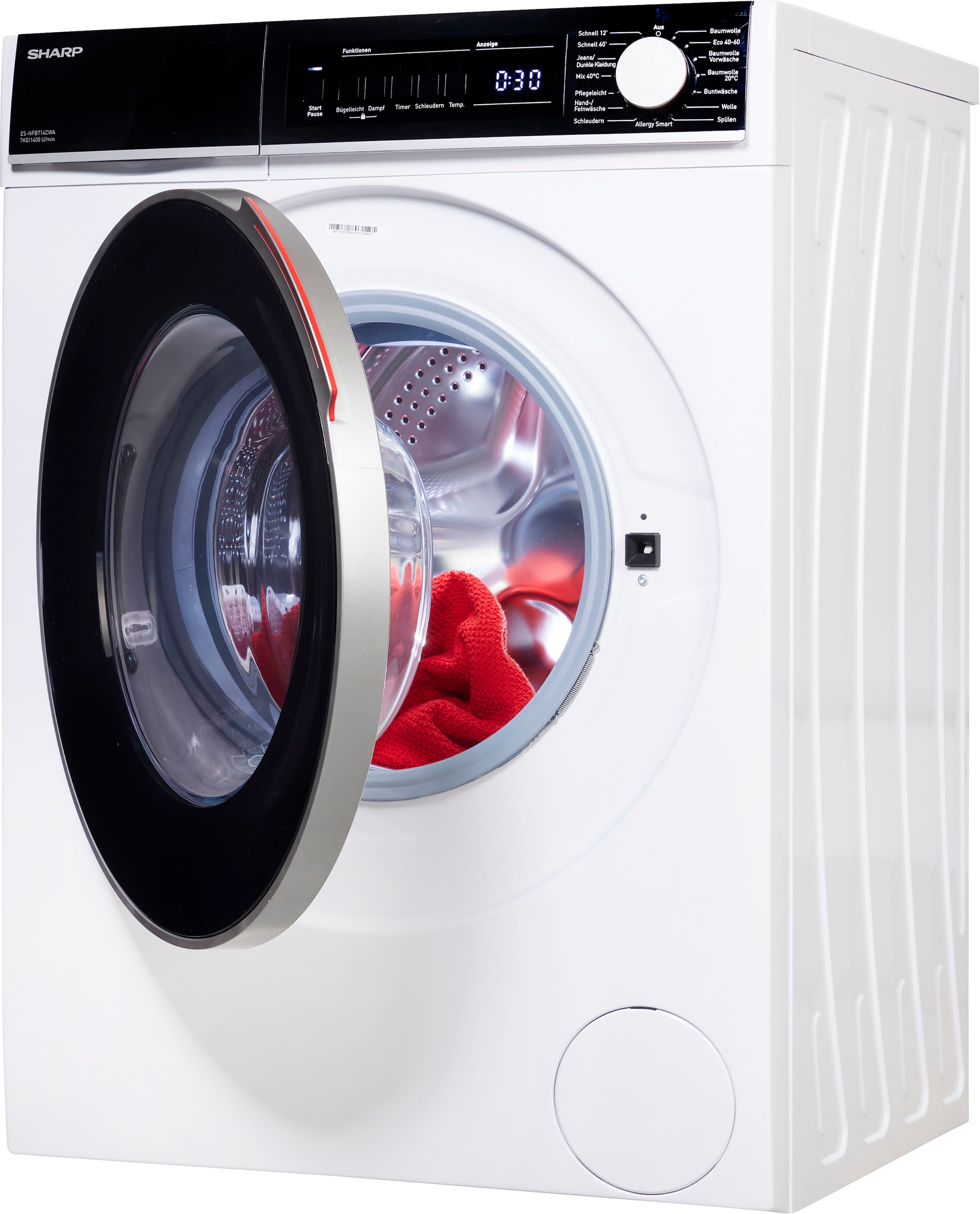 Waschmaschine, 1400 kg, ES-NFB714CWA-DE, 7 bestellen online Sharp U/min